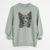 Bare Marti the Border Collie - Unisex Pigment Dyed Crew Sweatshirt