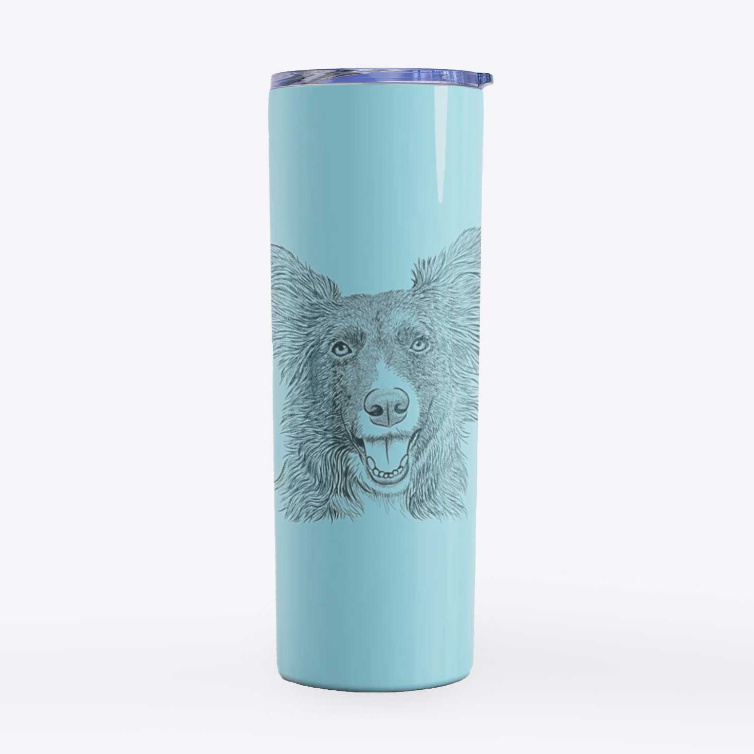 Marti the Border Collie - 20oz Skinny Tumbler