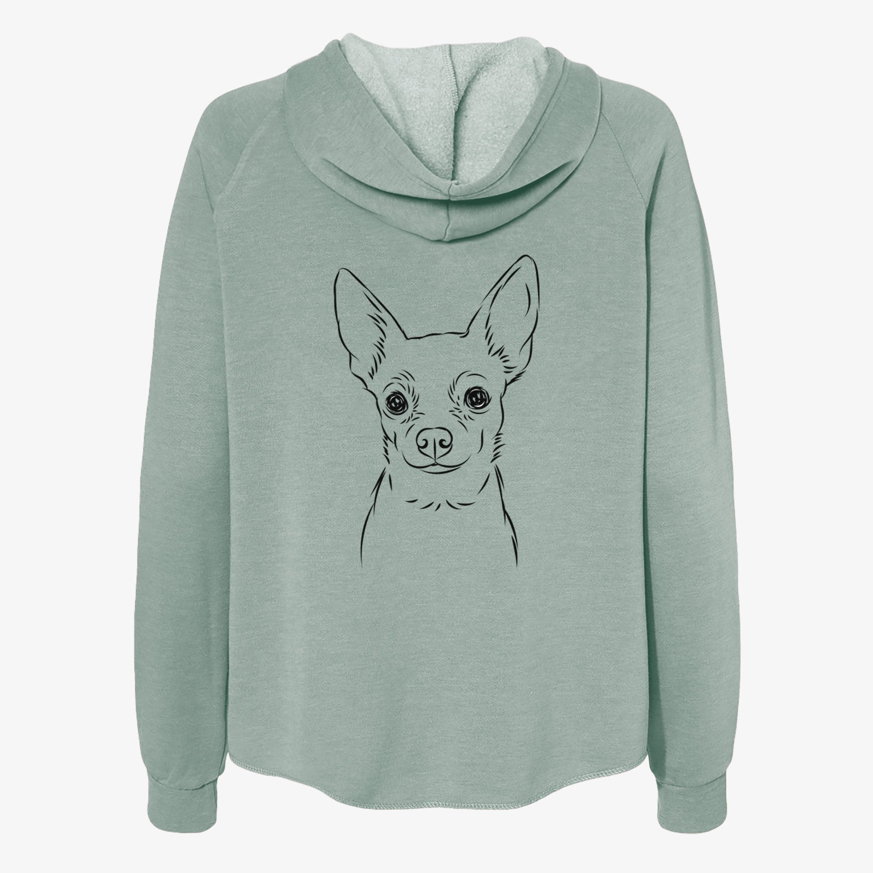 Martini the Chihuahua - Women's Cali Wave Zip-Up Sweatshirt