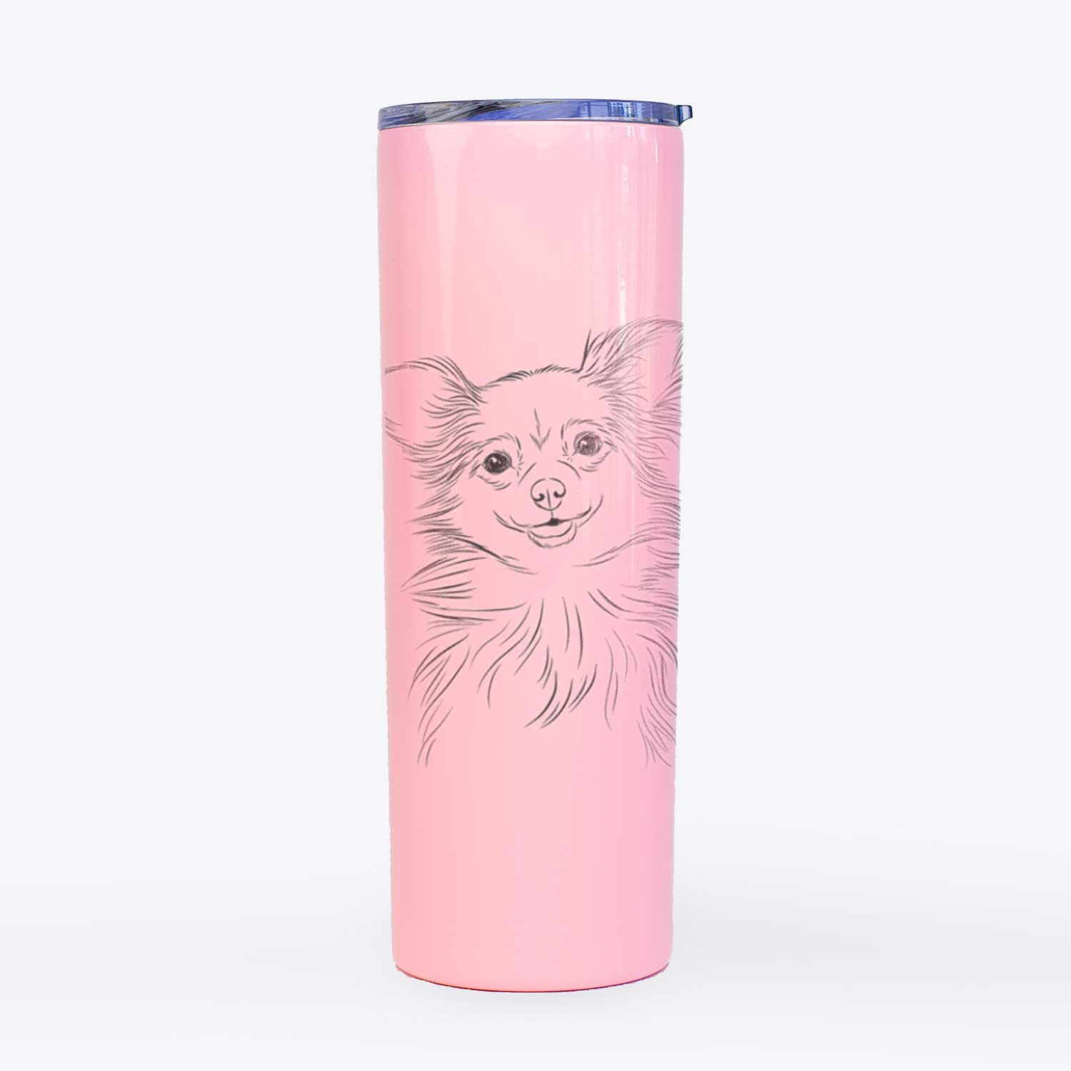 Marzi the Long Haired Chihuahua - 20oz Skinny Tumbler