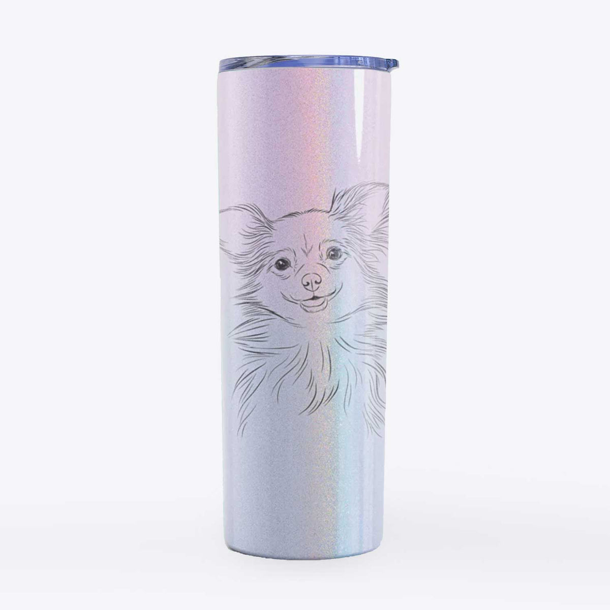 Marzi the Long Haired Chihuahua - 20oz Skinny Tumbler