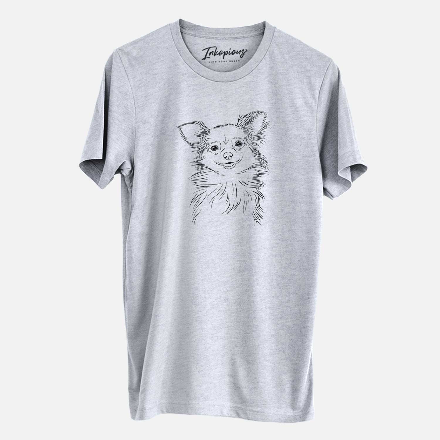 Bare Marzi the Long Haired Chihuahua - Unisex Crewneck