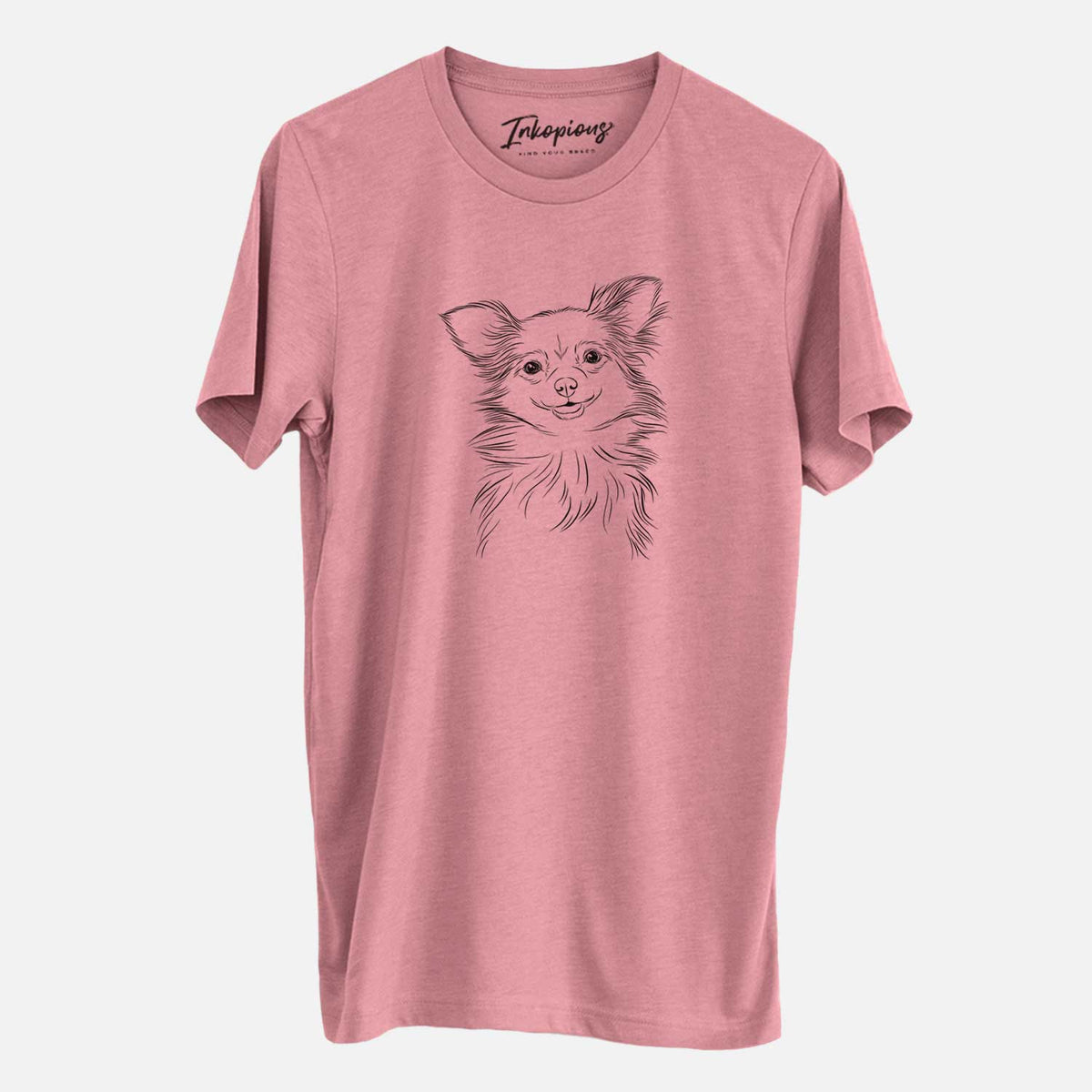 Bare Marzi the Long Haired Chihuahua - Unisex Crewneck