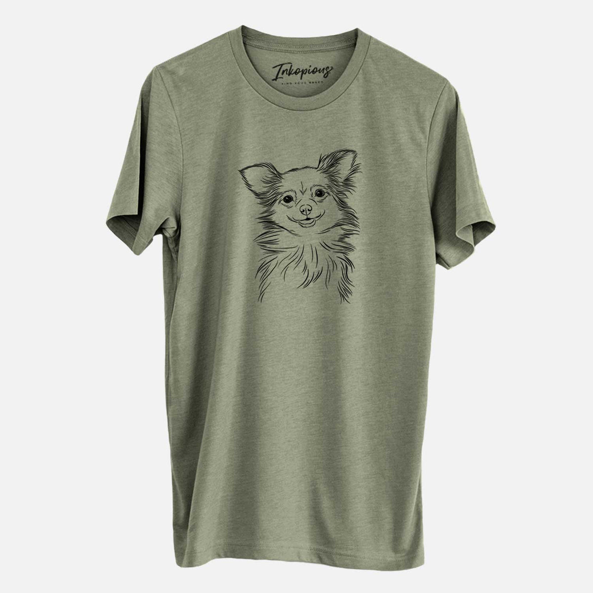 Bare Marzi the Long Haired Chihuahua - Unisex Crewneck