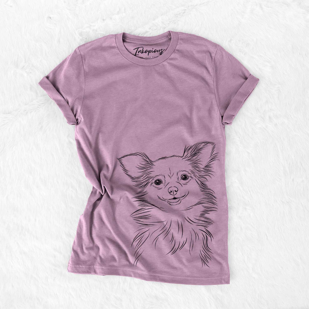 Marzi the Long Haired Chihuahua - Bella Canvas Unisex Crewneck