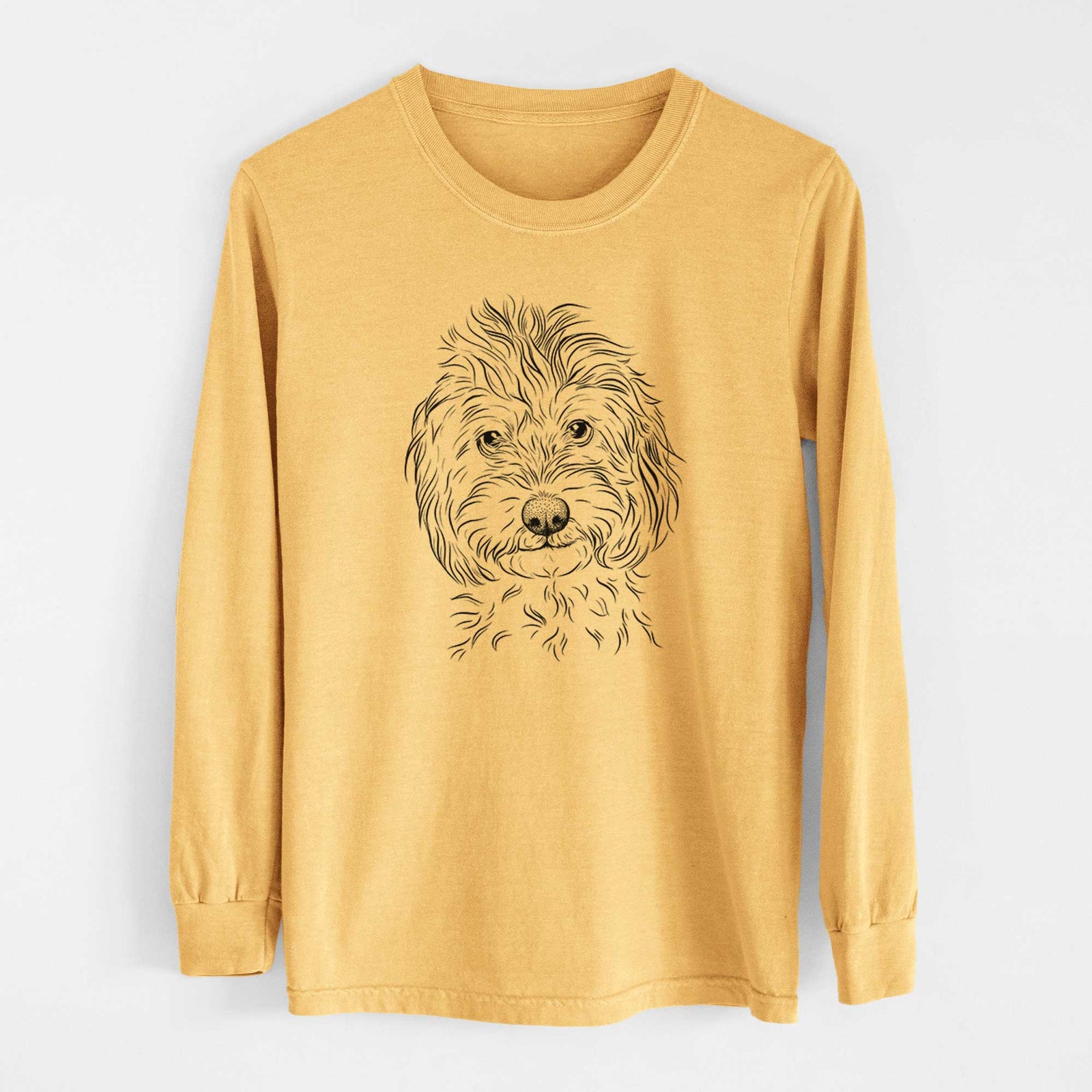 Bare Mason the Cavapoo - Heavyweight 100% Cotton Long Sleeve