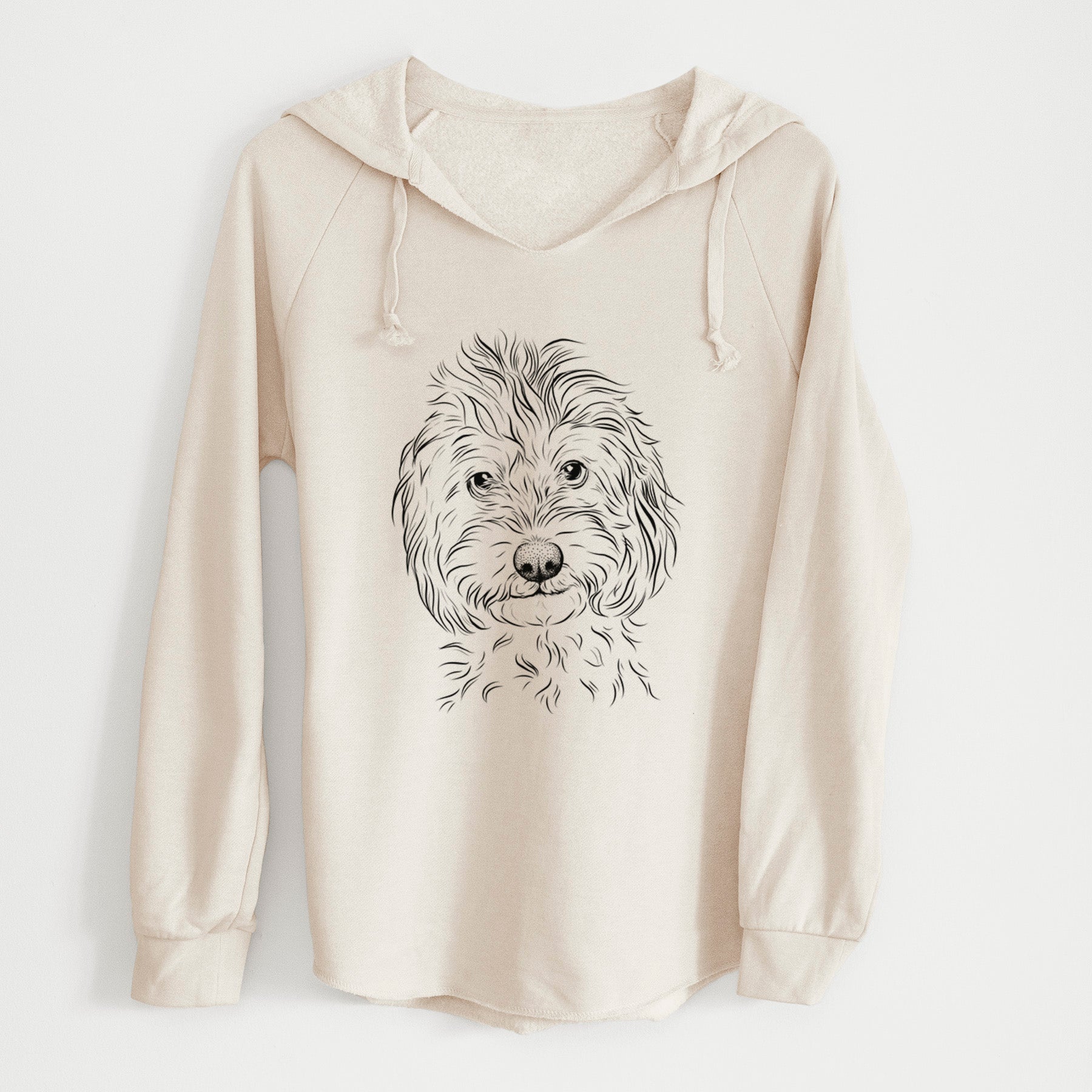 Bare Mason the Cavapoo - Cali Wave Hooded Sweatshirt