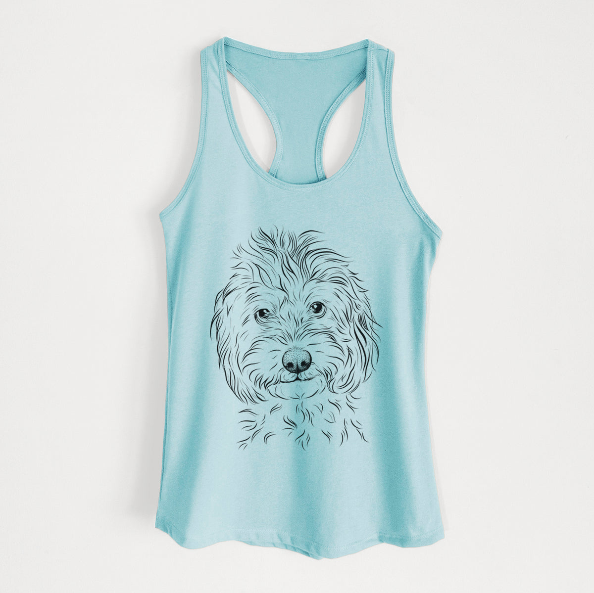 Mason the Cavapoo - Women's Racerback Tanktop