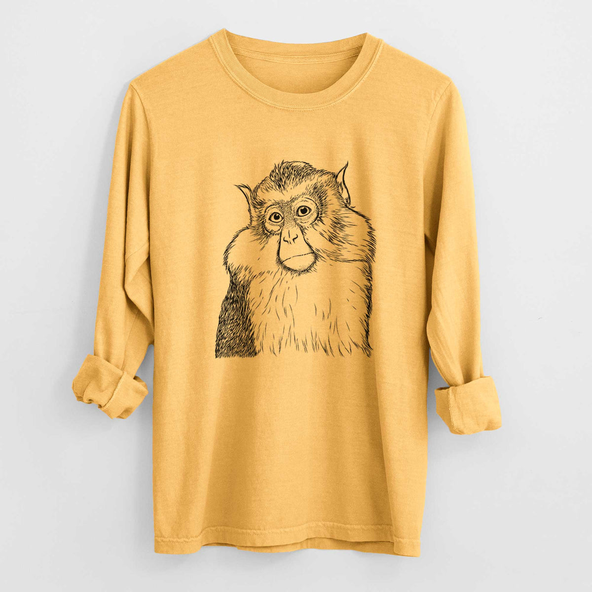 Bare Matata the Mona Monkey - Heavyweight 100% Cotton Long Sleeve
