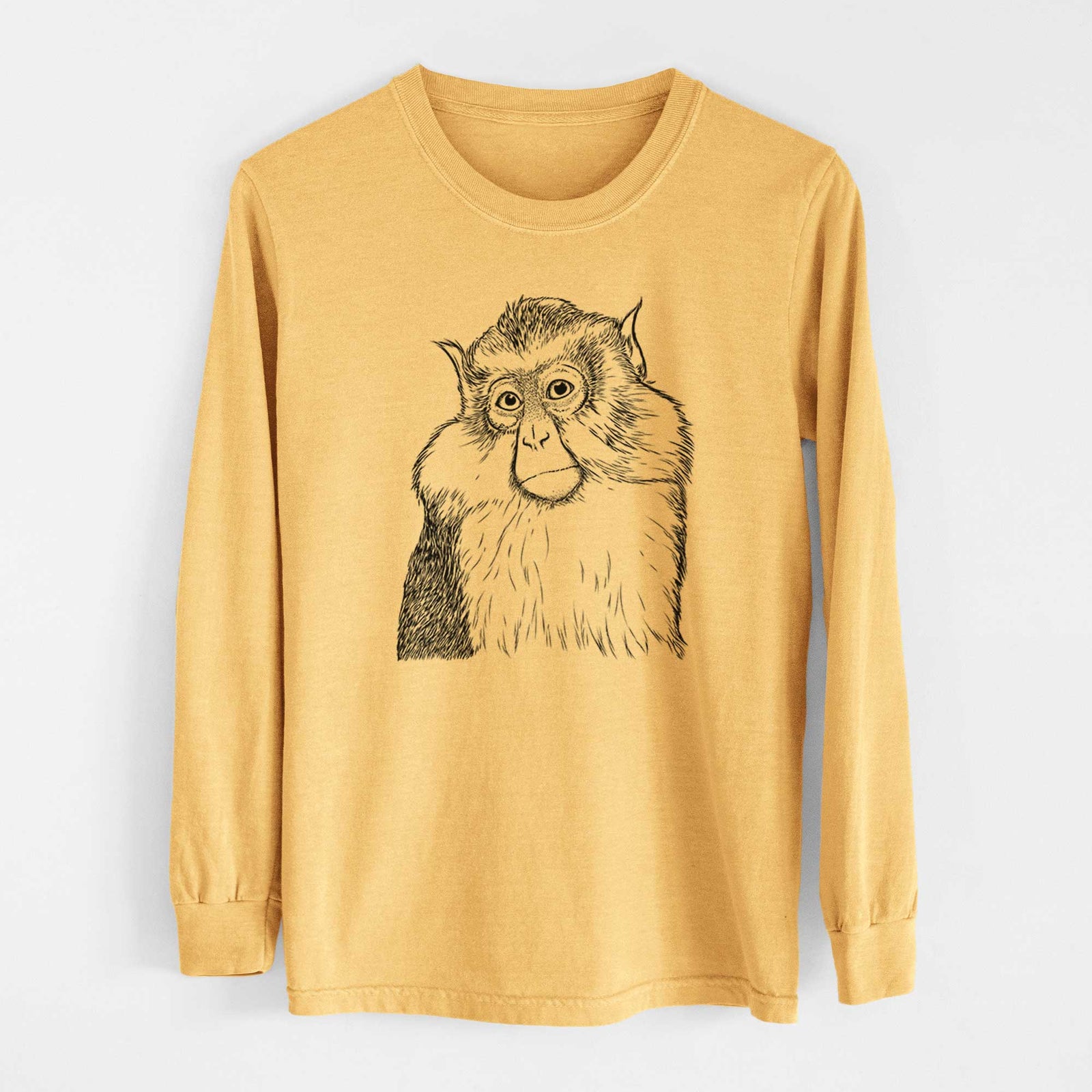 Bare Matata the Mona Monkey - Heavyweight 100% Cotton Long Sleeve