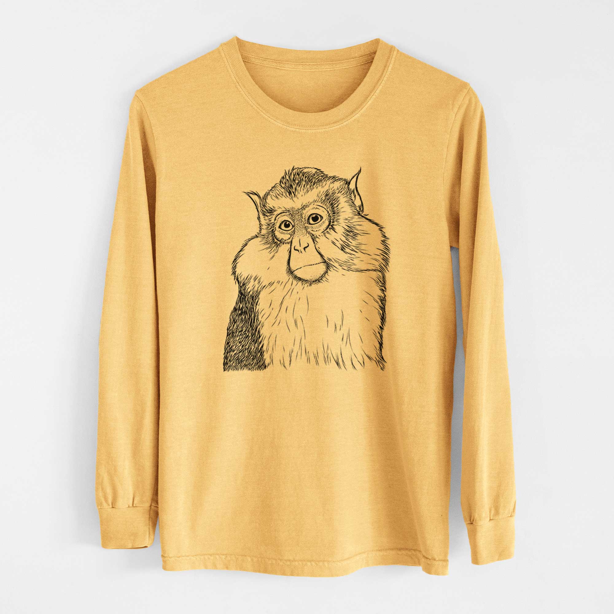 Bare Matata the Mona Monkey - Heavyweight 100% Cotton Long Sleeve