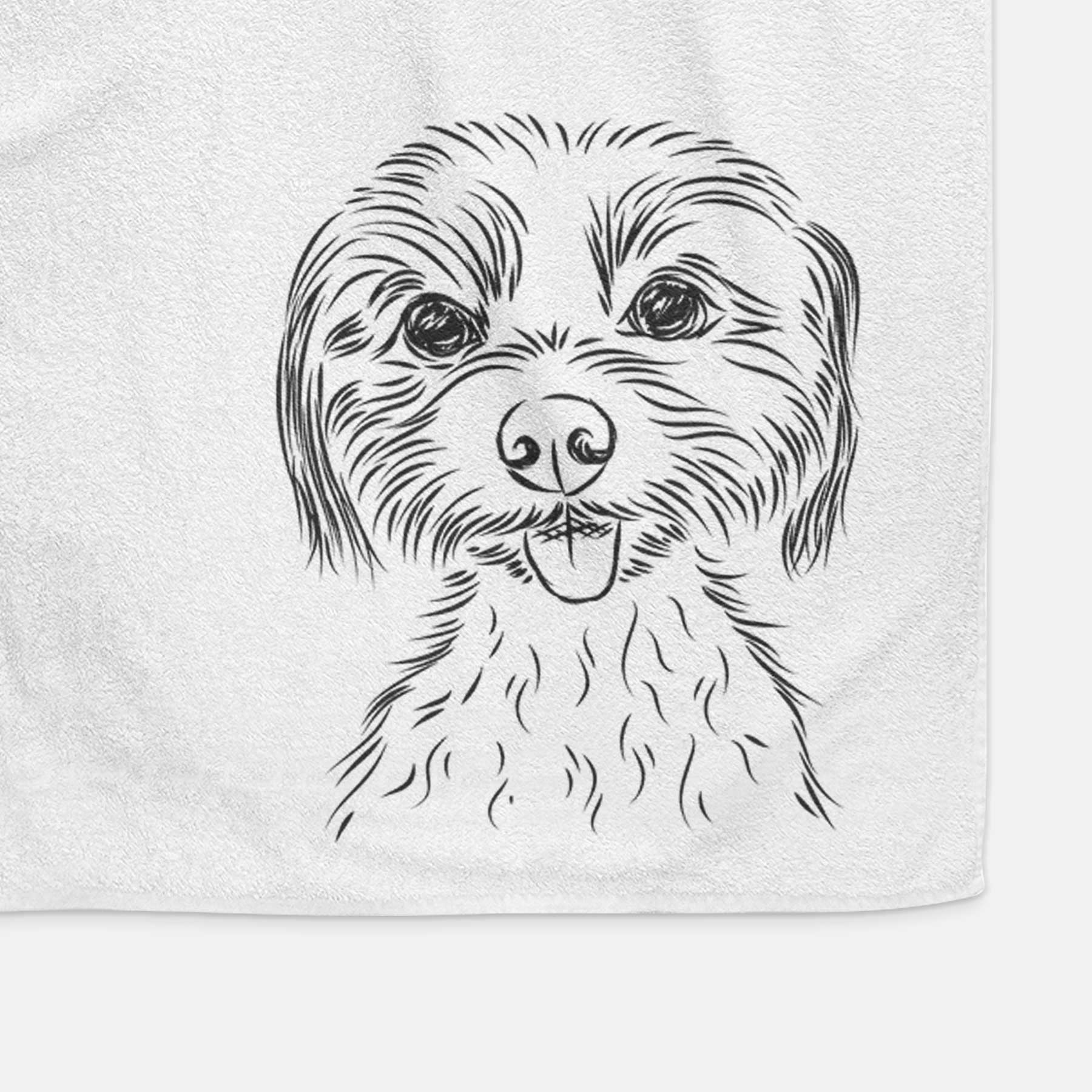 Mater the Yorkshire Terrier Decorative Hand Towel