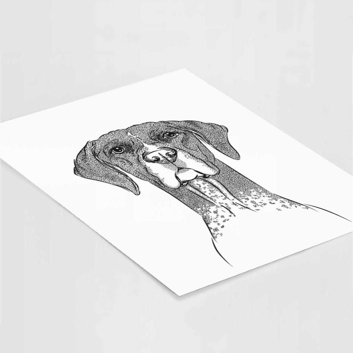 Mattis the German Shorthaired Pointer Art Print