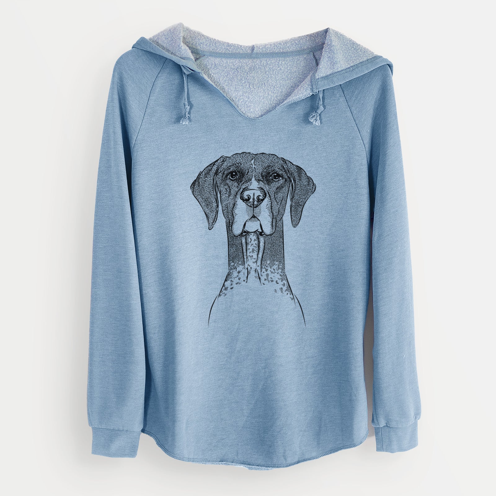 Bare Mattis the German Shorthaired Pointer - Cali Wave Hooded Sweatshirt
