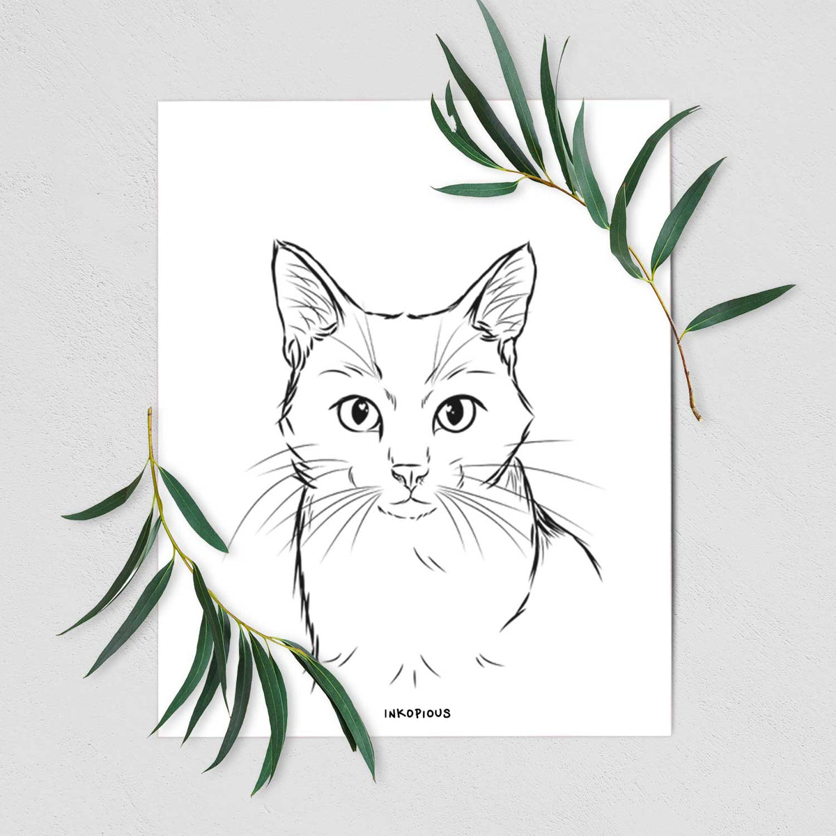 Maverick the Cat Art Print