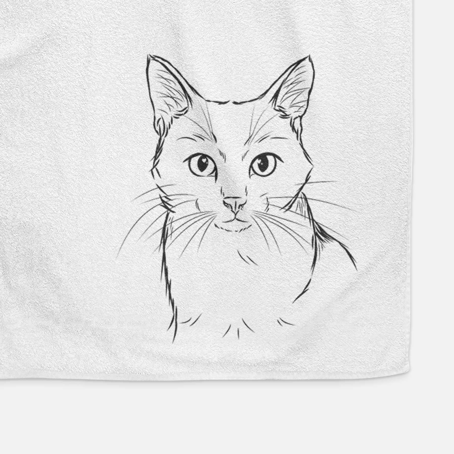 Maverick the Cat Decorative Hand Towel