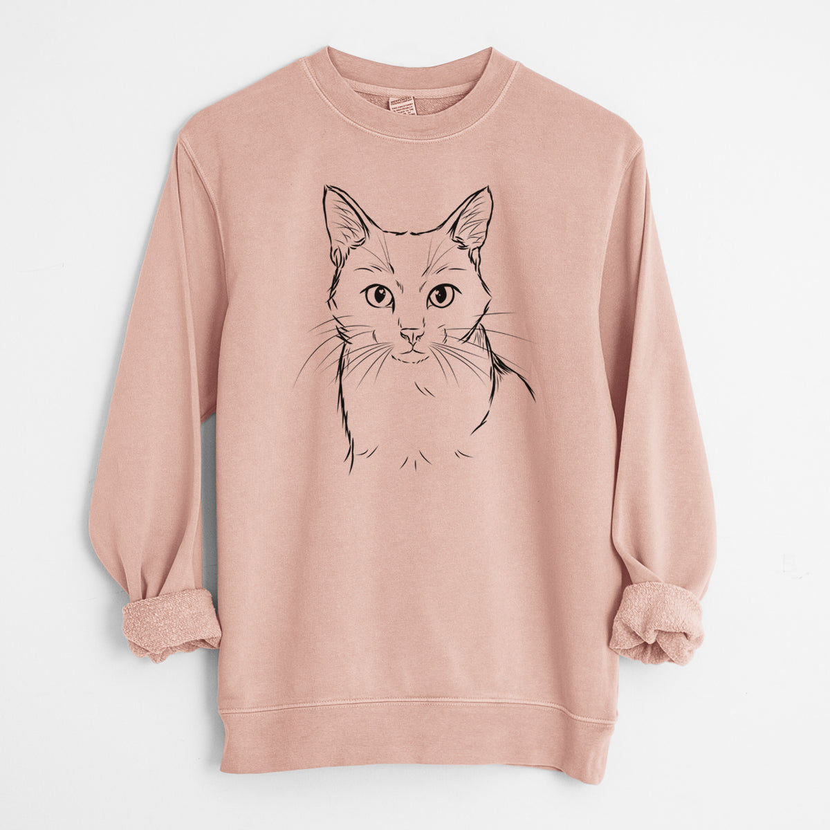 Bare Maverick the Cat - Unisex Pigment Dyed Crew Sweatshirt