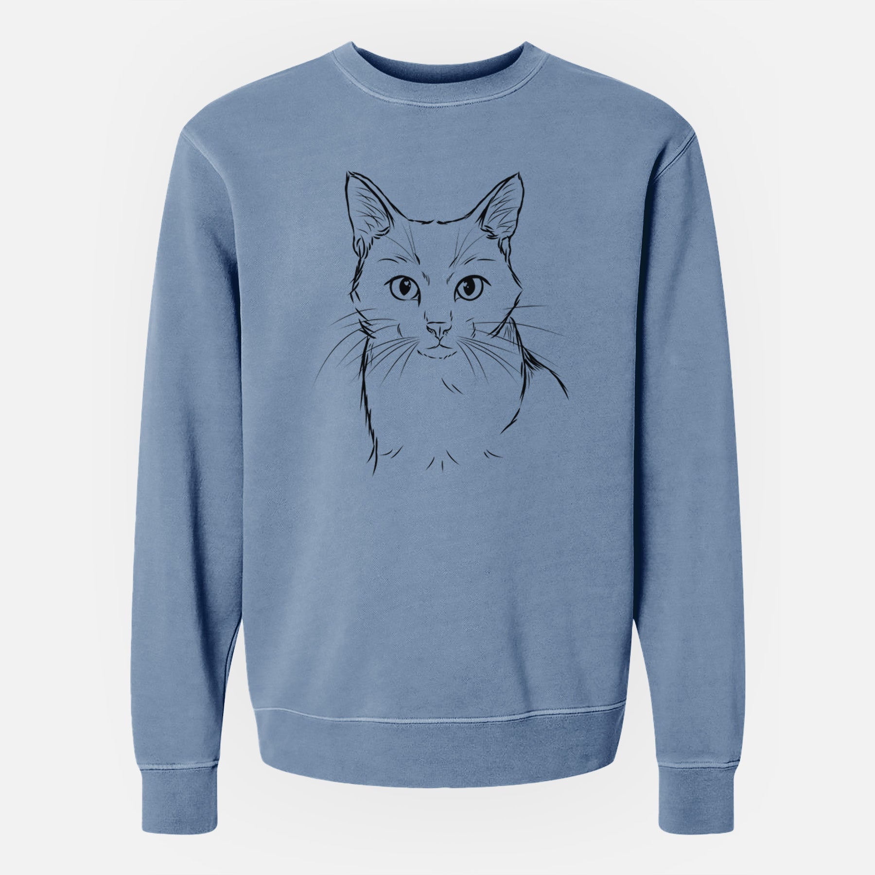 Bare Maverick the Cat - Unisex Pigment Dyed Crew Sweatshirt