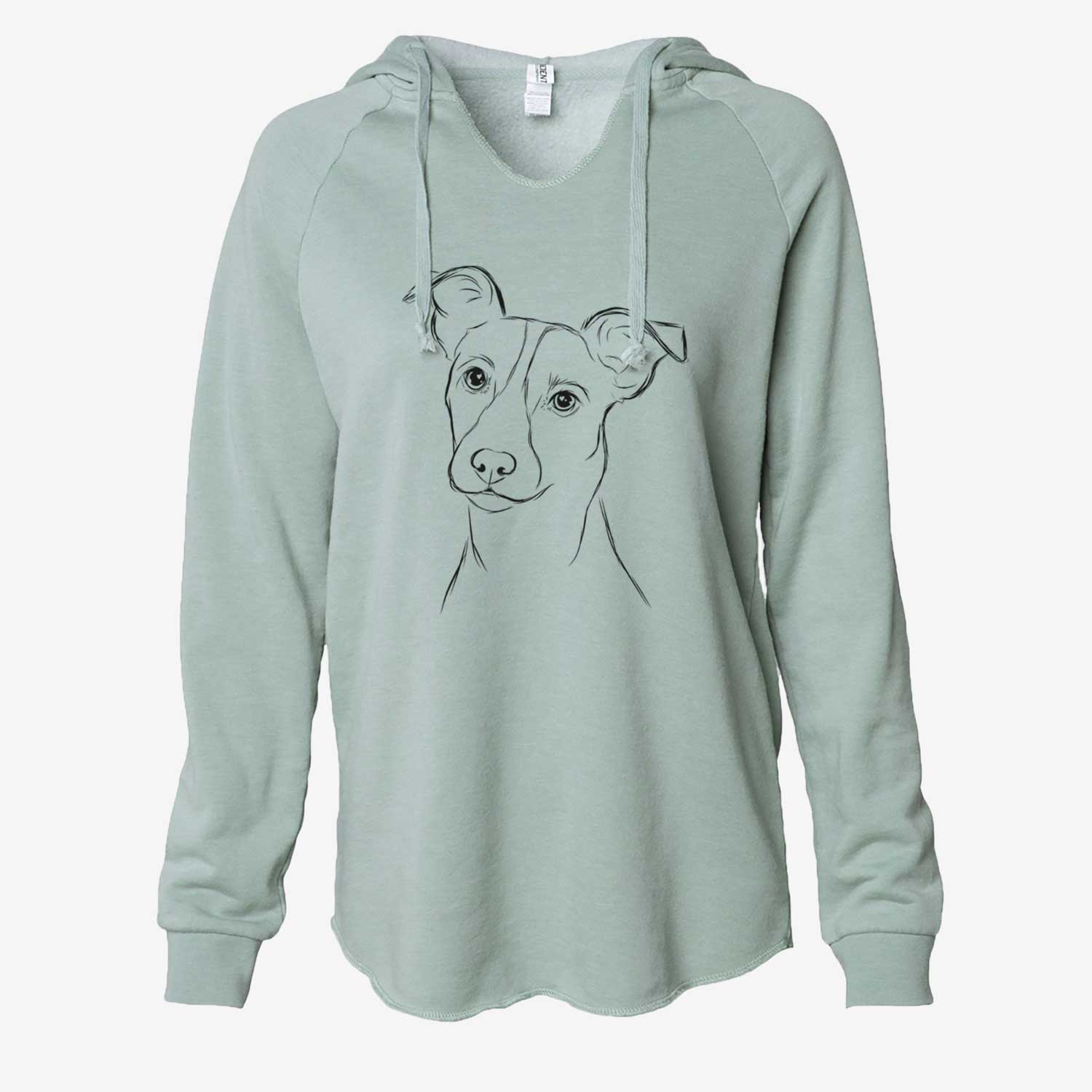 Max the Jack Russell Terrier - Cali Wave Hooded Sweatshirt