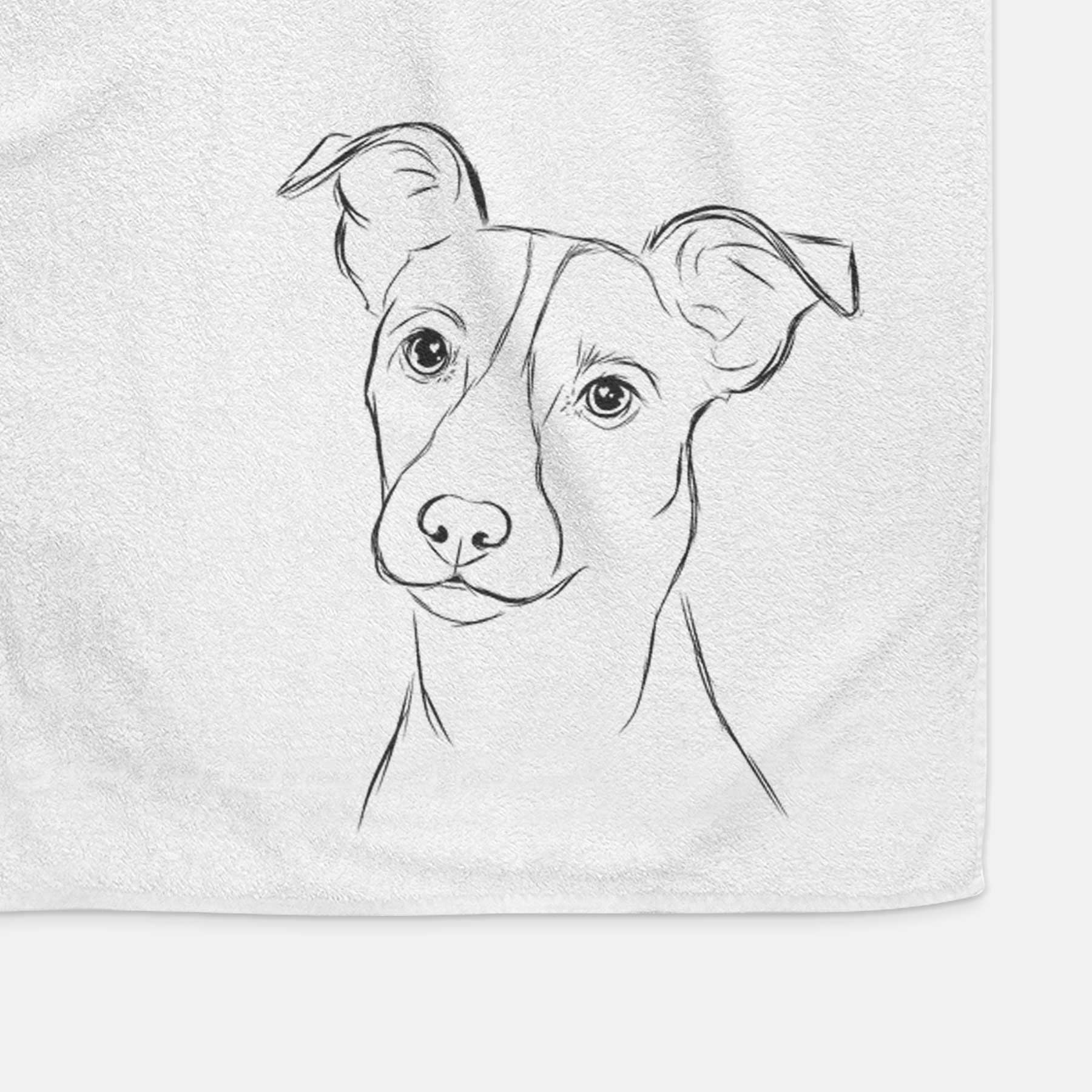 Max the Jack Russell Terrier Decorative Hand Towel