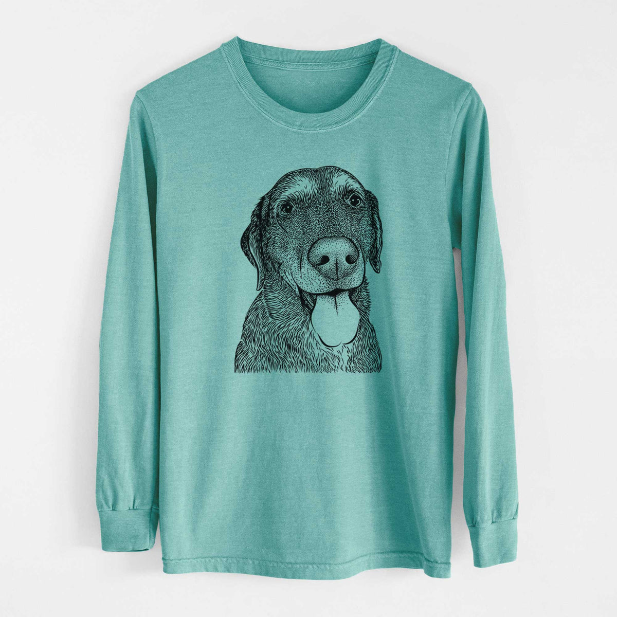 Bare Max the Labrador Retriever - Heavyweight 100% Cotton Long Sleeve