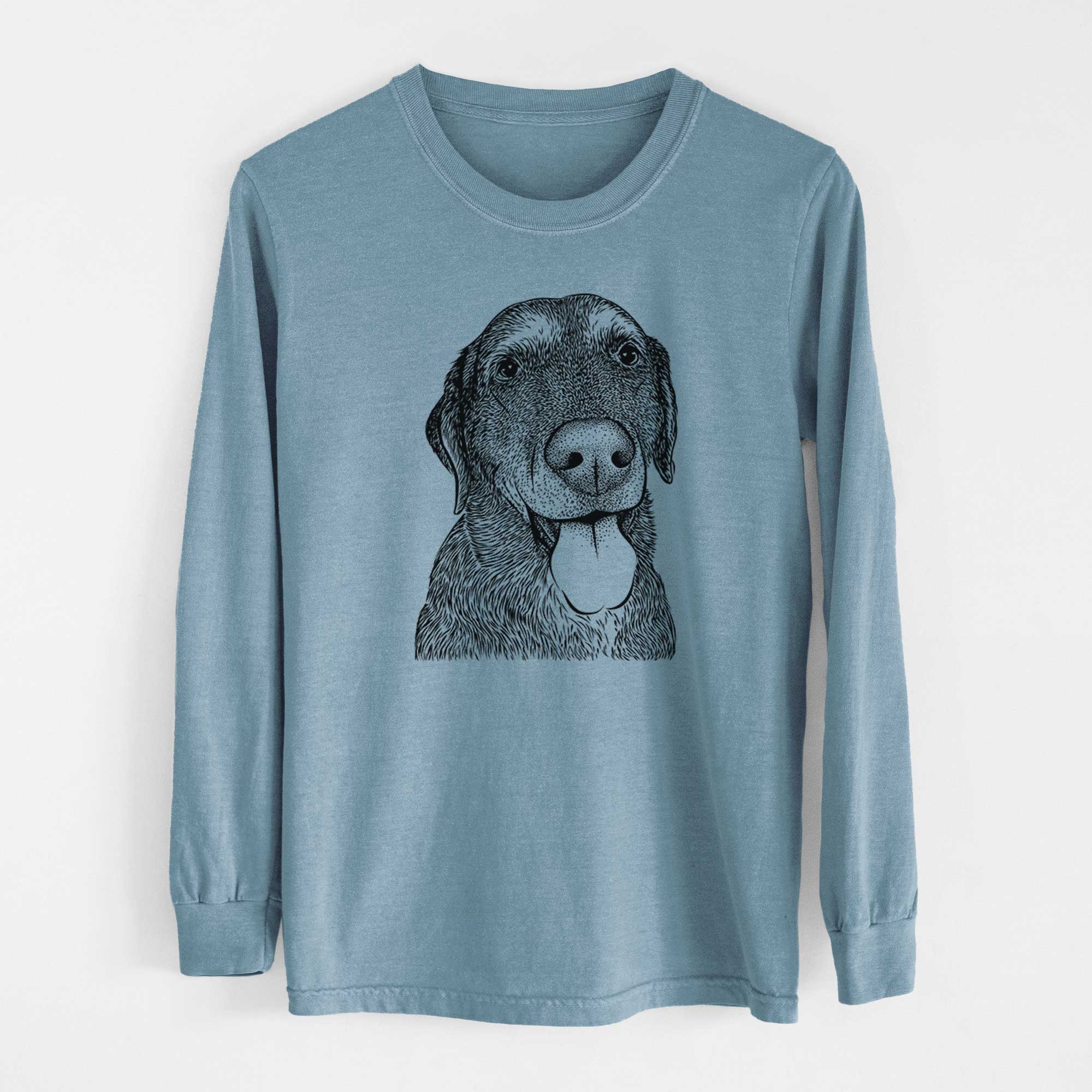 Bare Max the Labrador Retriever - Heavyweight 100% Cotton Long Sleeve