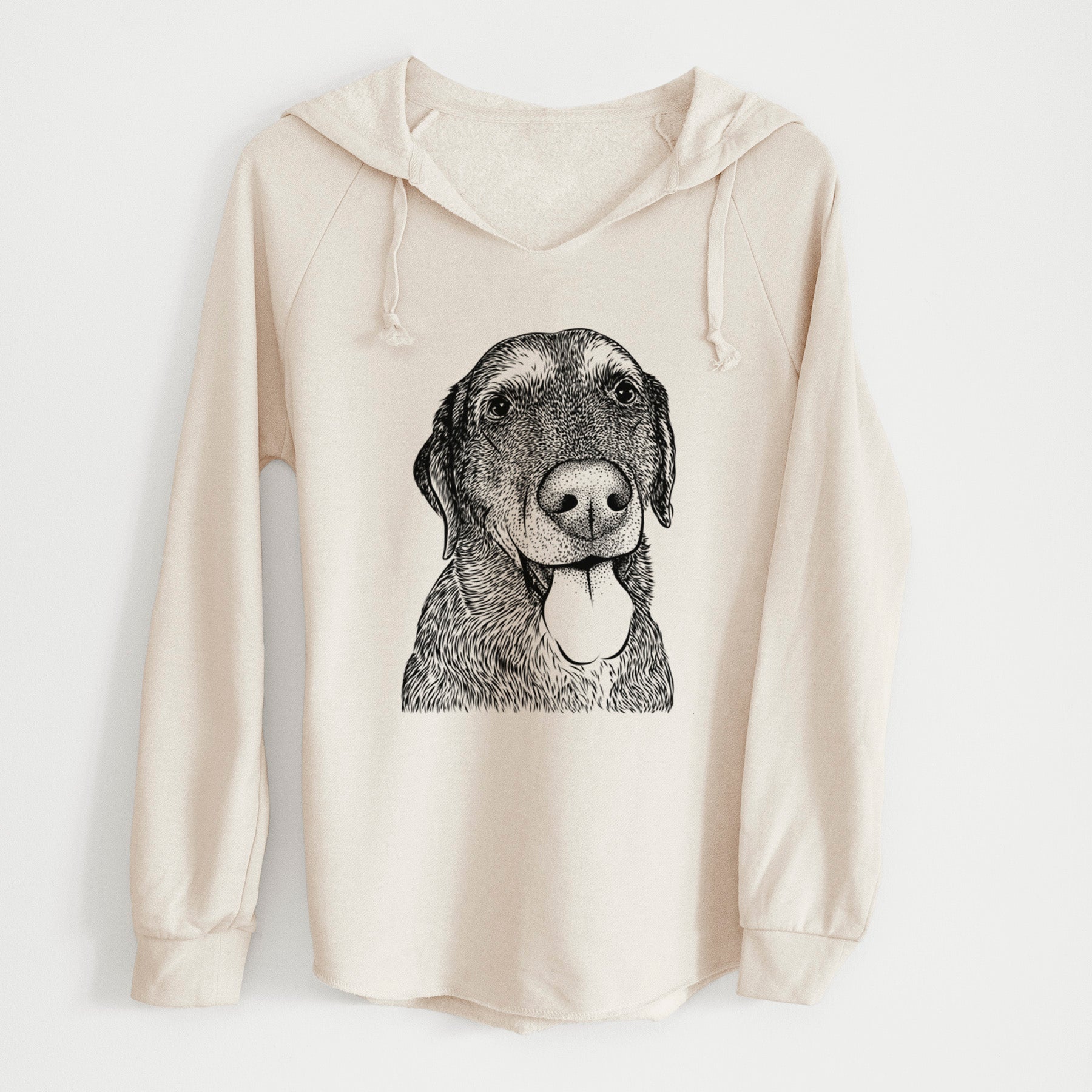 Bare Max the Labrador Retriever - Cali Wave Hooded Sweatshirt