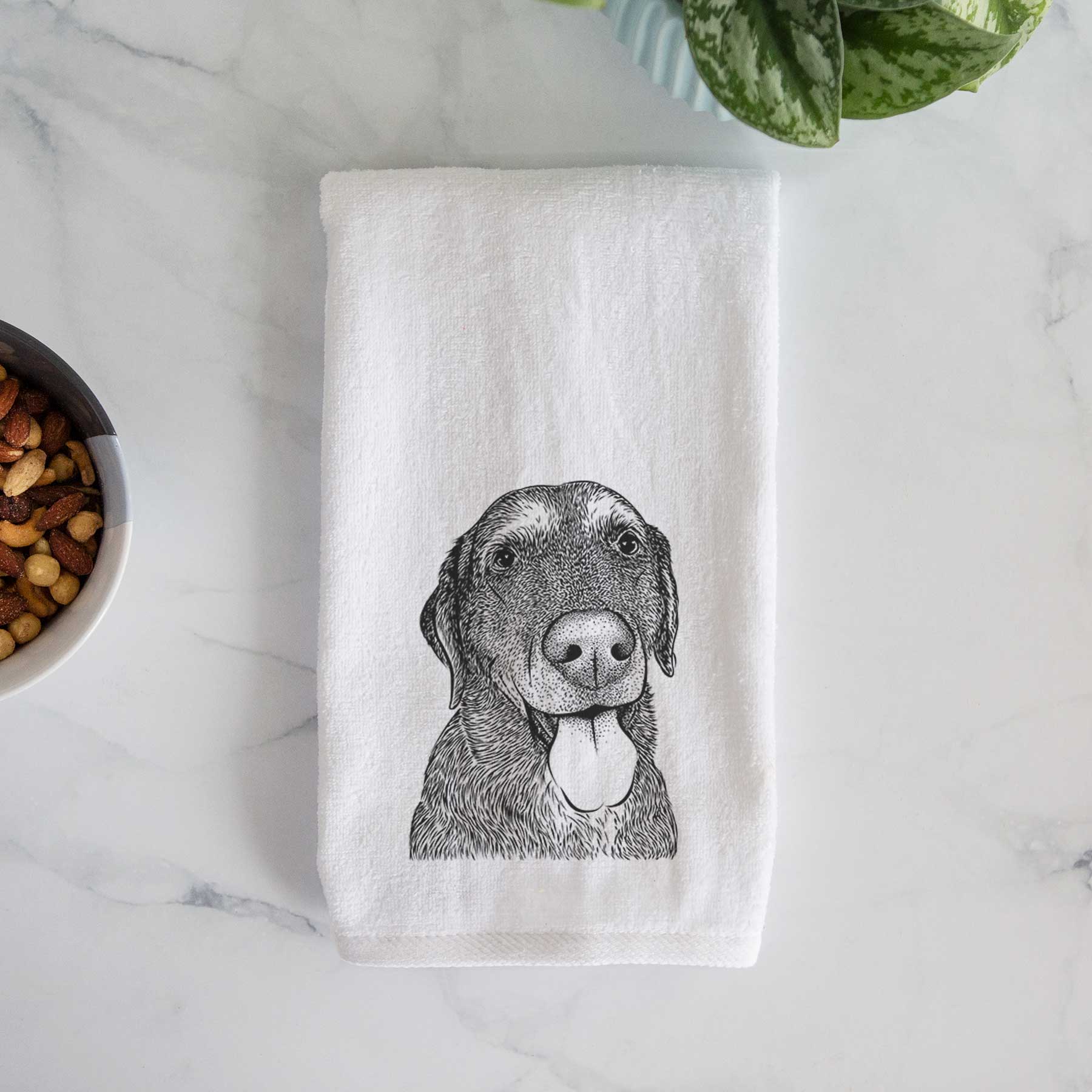 Max the Labrador Retriever Decorative Hand Towel