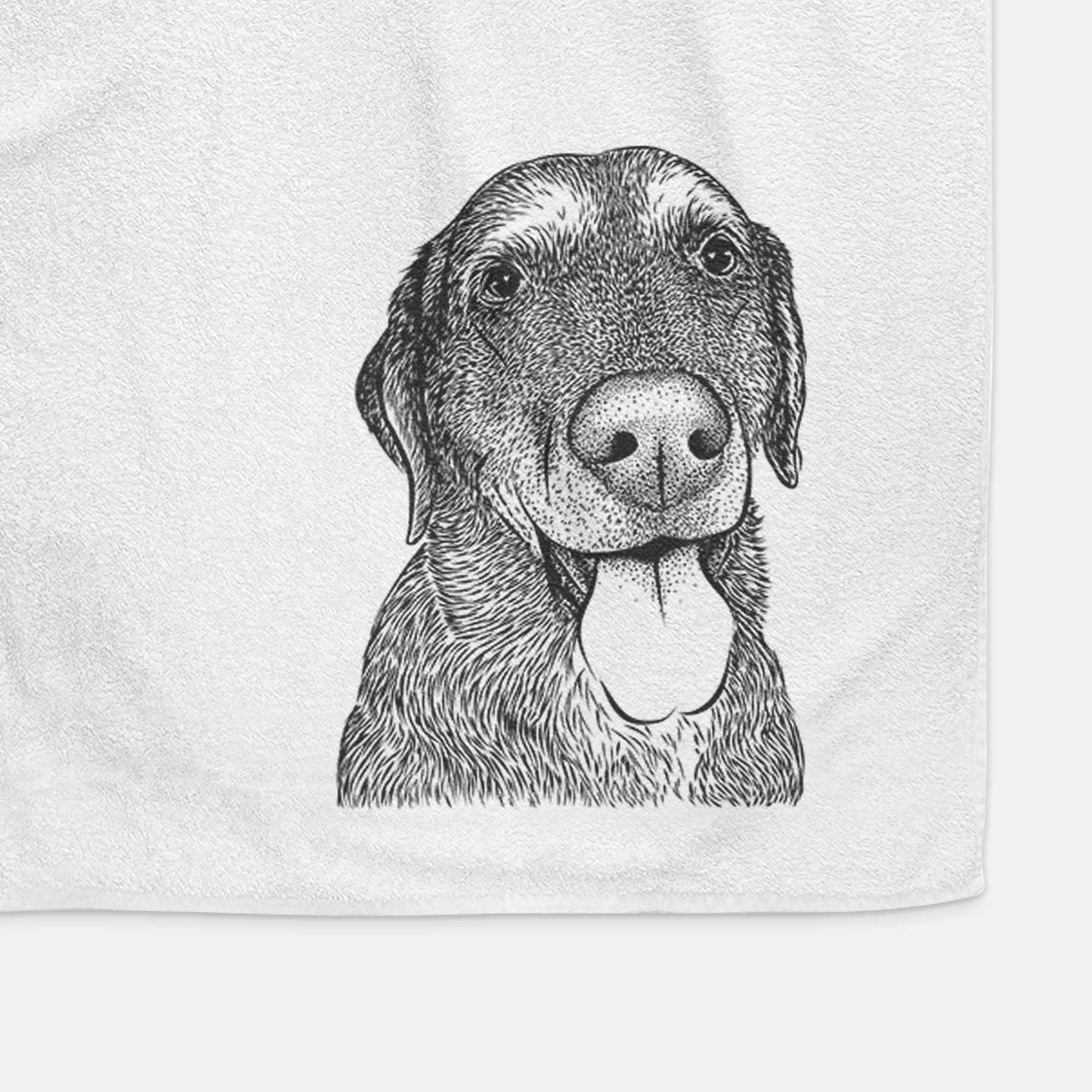 Max the Labrador Retriever Decorative Hand Towel