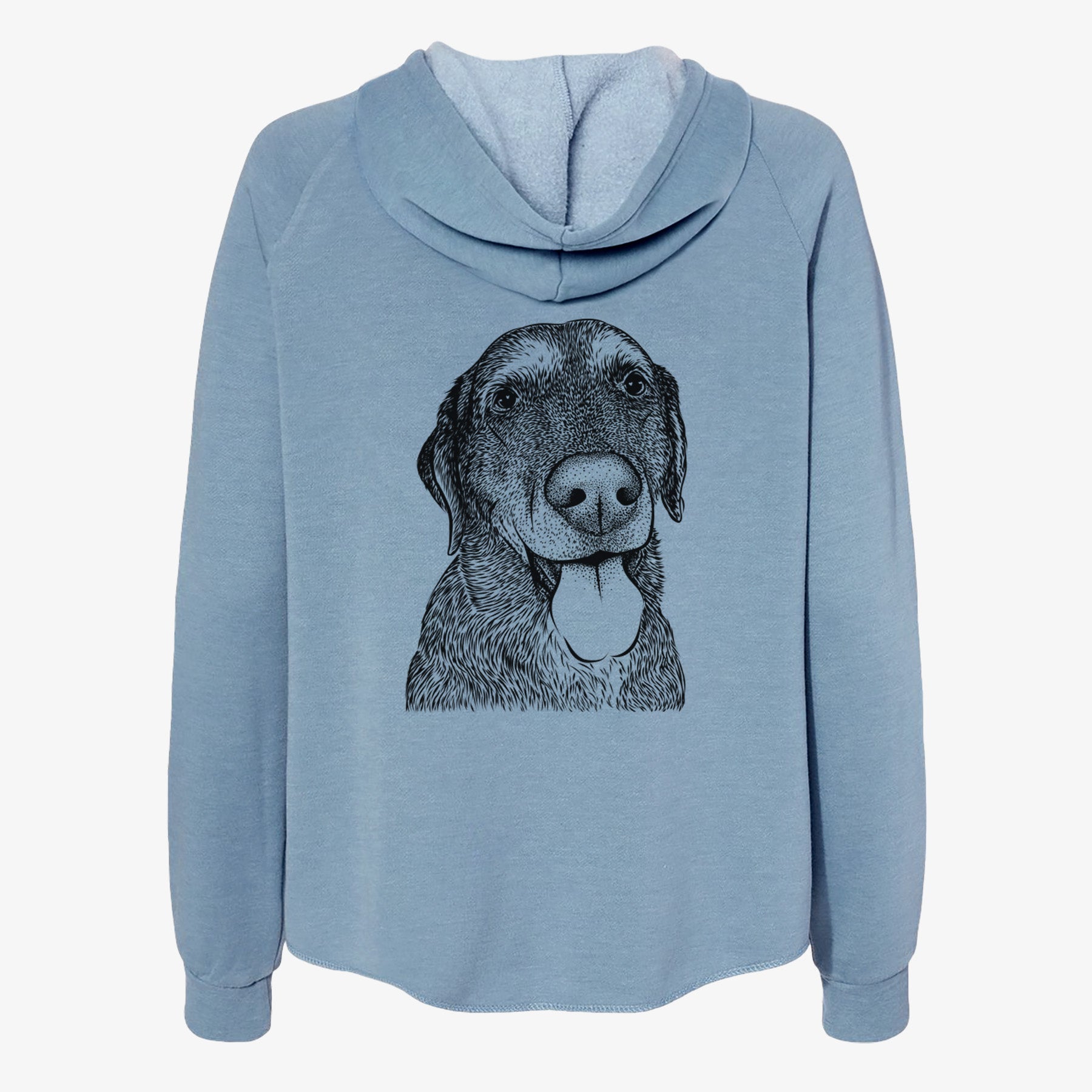 Max the Labrador Retriever - Women's Cali Wave Zip-Up Sweatshirt