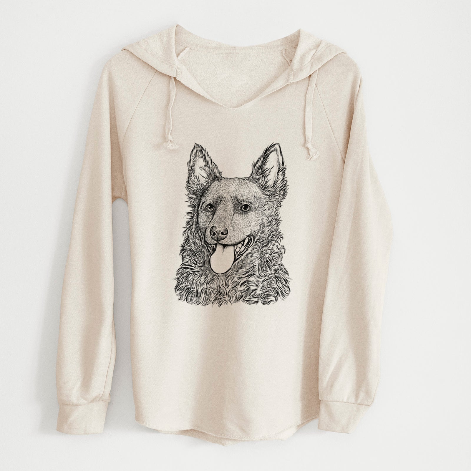 Bare Maximo the Mudi - Cali Wave Hooded Sweatshirt