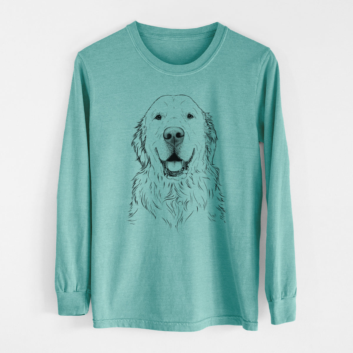 Bare Maximus the Golden Retriever - Heavyweight 100% Cotton Long Sleeve