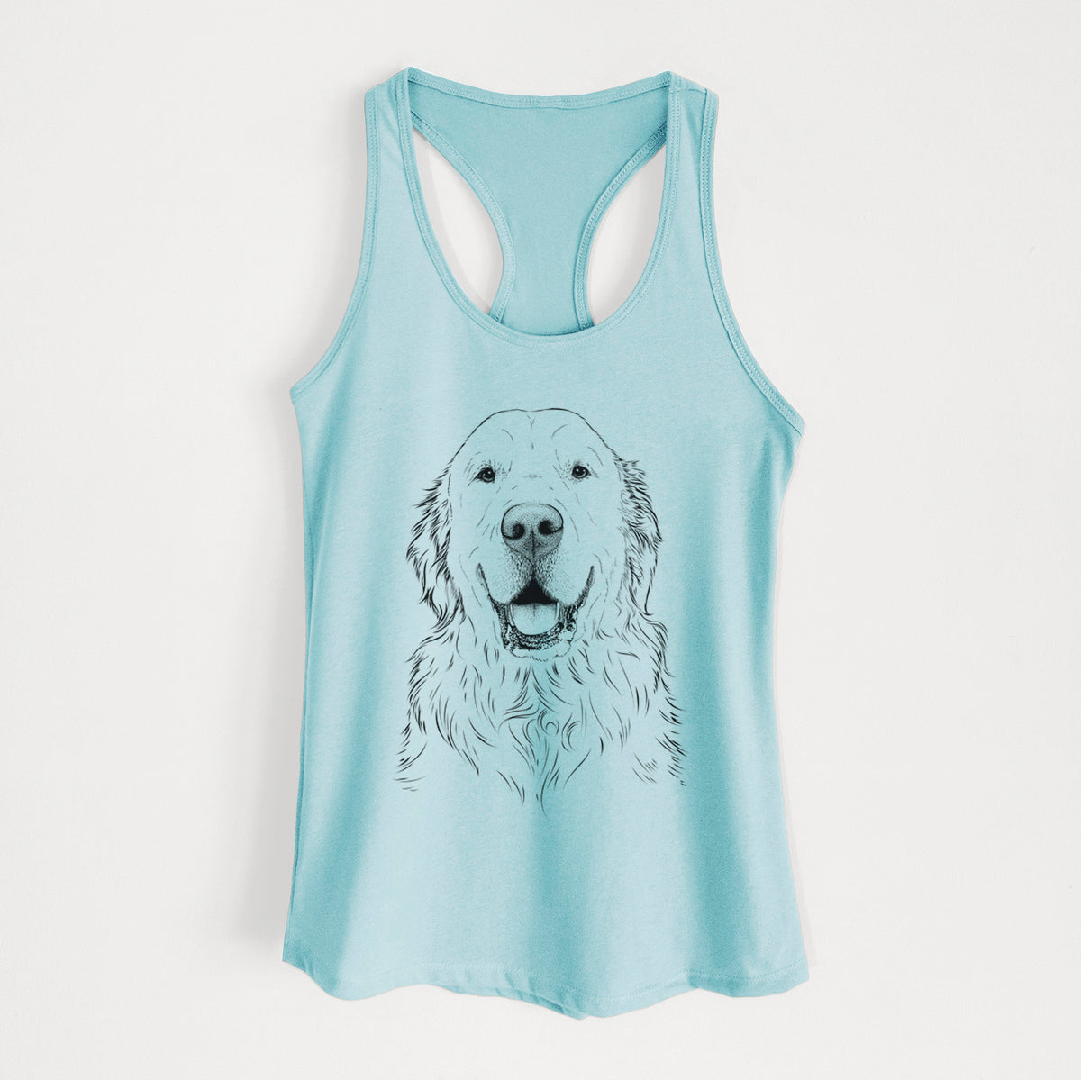 Maximus the Golden Retriever - Women's Racerback Tanktop