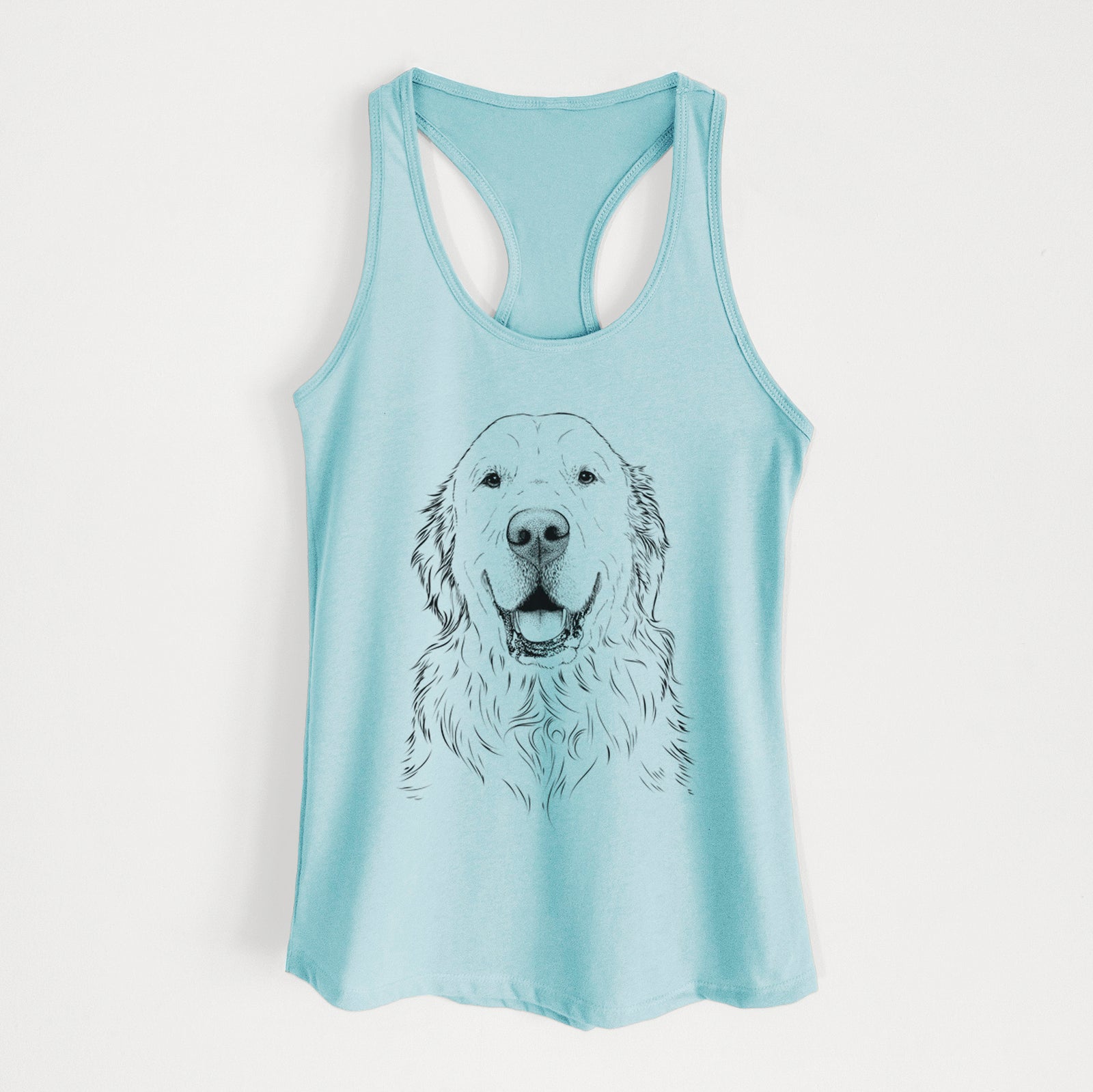 Maximus the Golden Retriever - Women's Racerback Tanktop