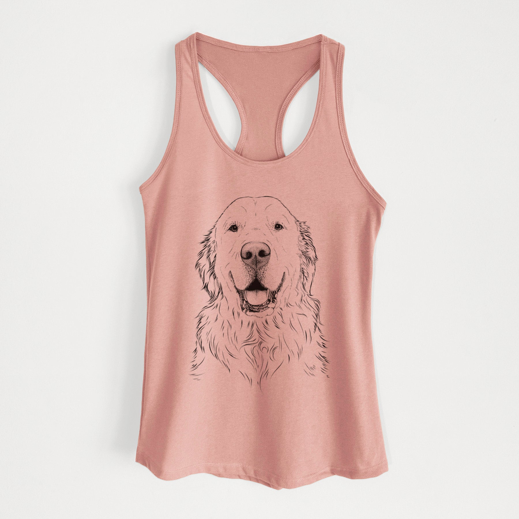 Maximus the Golden Retriever - Women's Racerback Tanktop