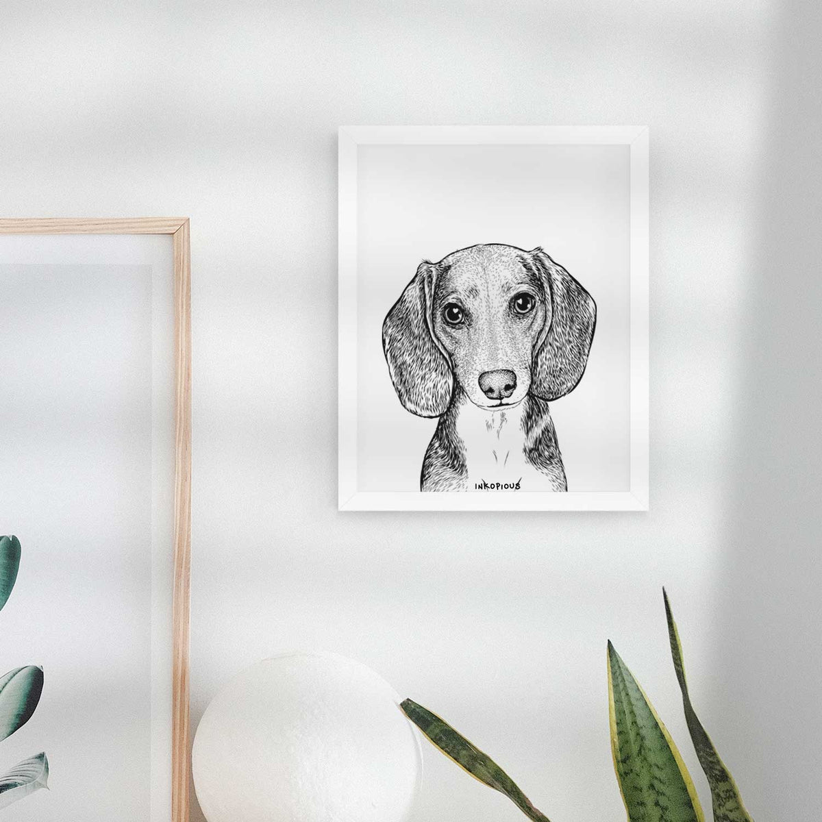 Mayor Andy the Beagle Art Print