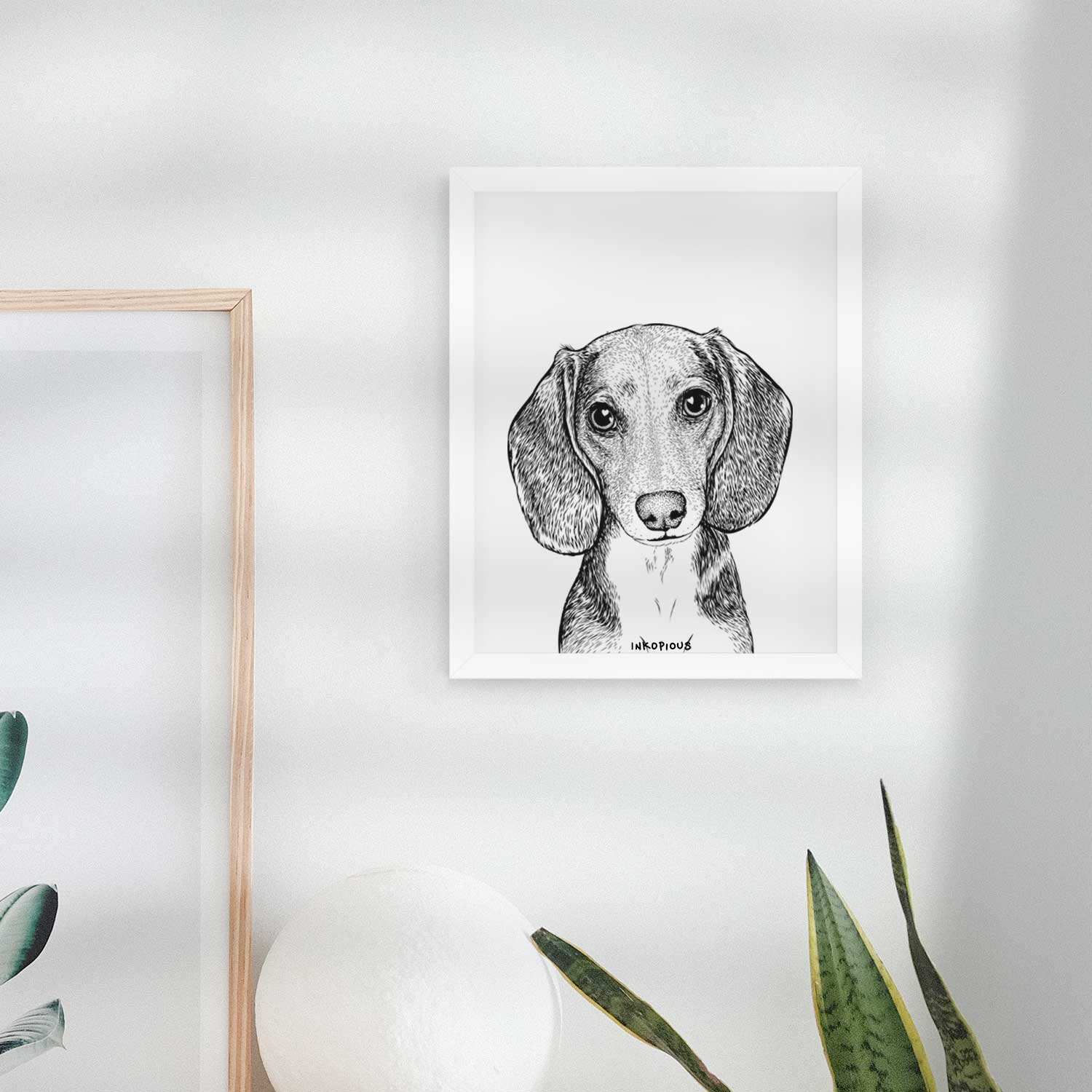 Mayor Andy the Beagle Art Print