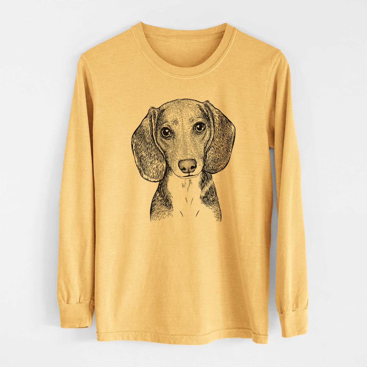 Bare Mayor Andy the Beagle - Heavyweight 100% Cotton Long Sleeve