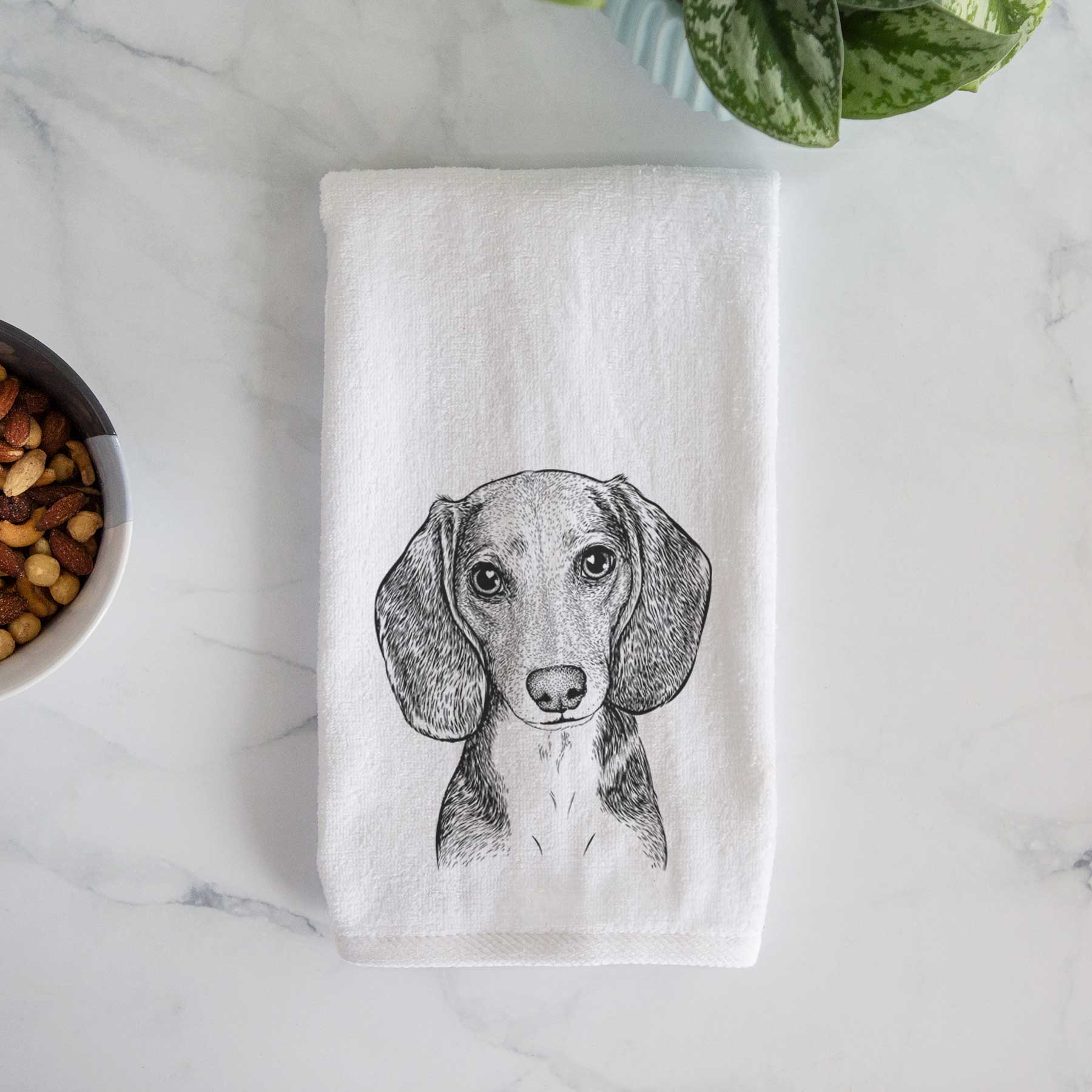 Mayor Andy the Beagle Decorative Hand Towel