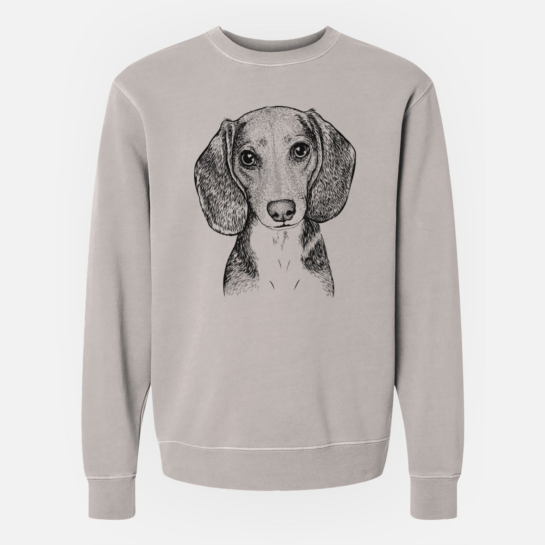 Bare Mayor Andy the Beagle - Unisex Pigment Dyed Crew Sweatshirt