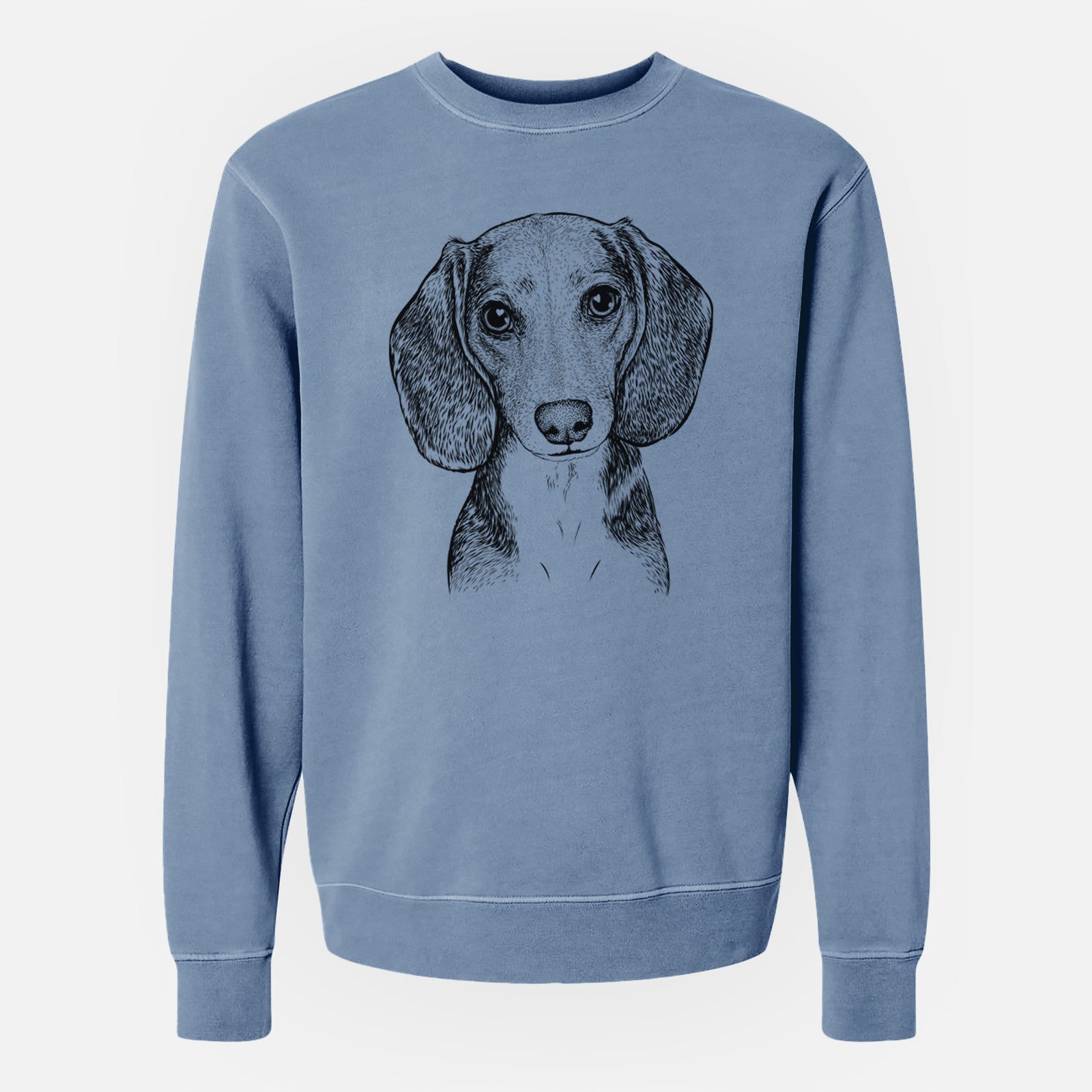 Bare Mayor Andy the Beagle - Unisex Pigment Dyed Crew Sweatshirt