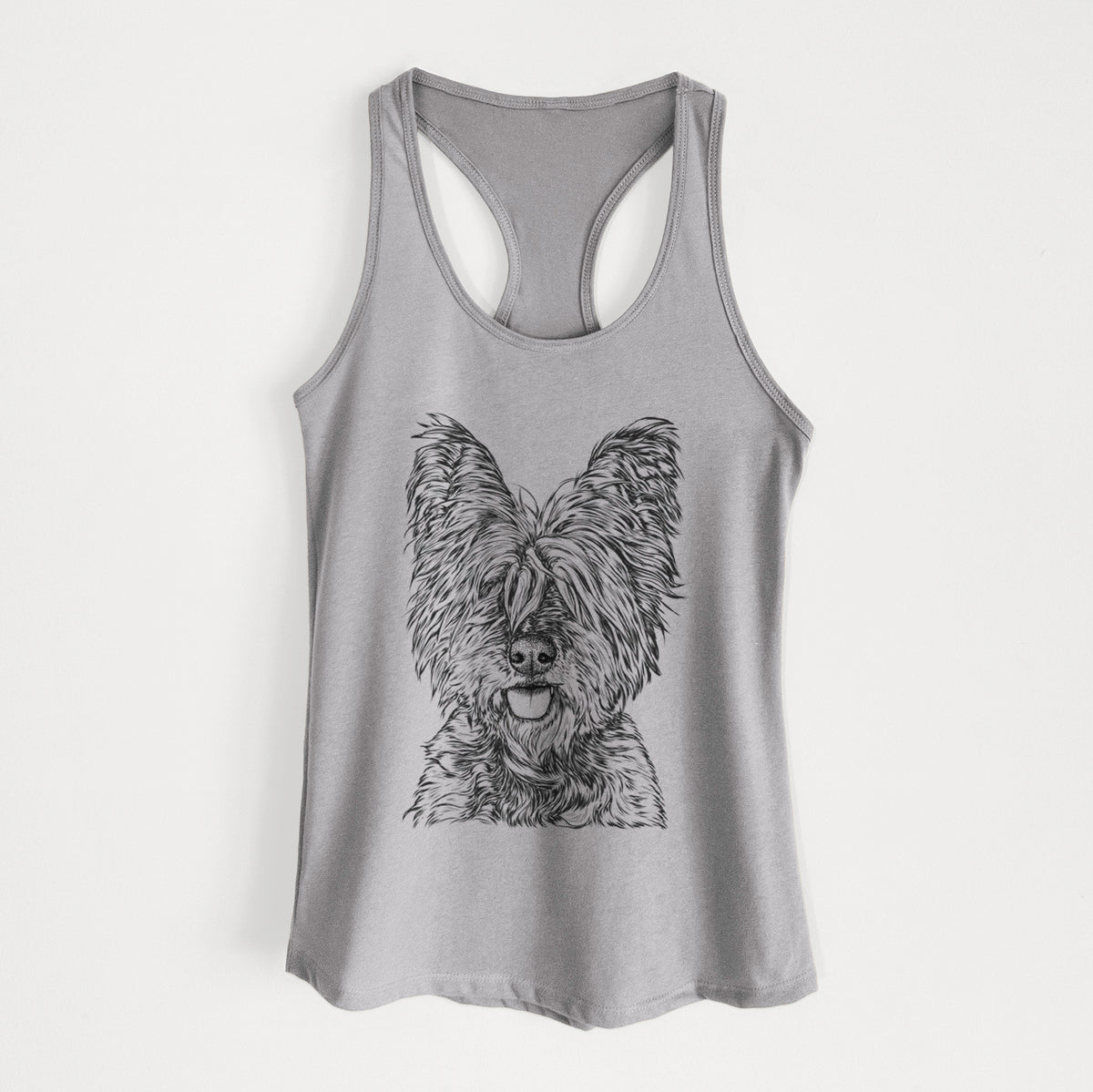 McDuff the Cairn Terrier - Women&#39;s Racerback Tanktop