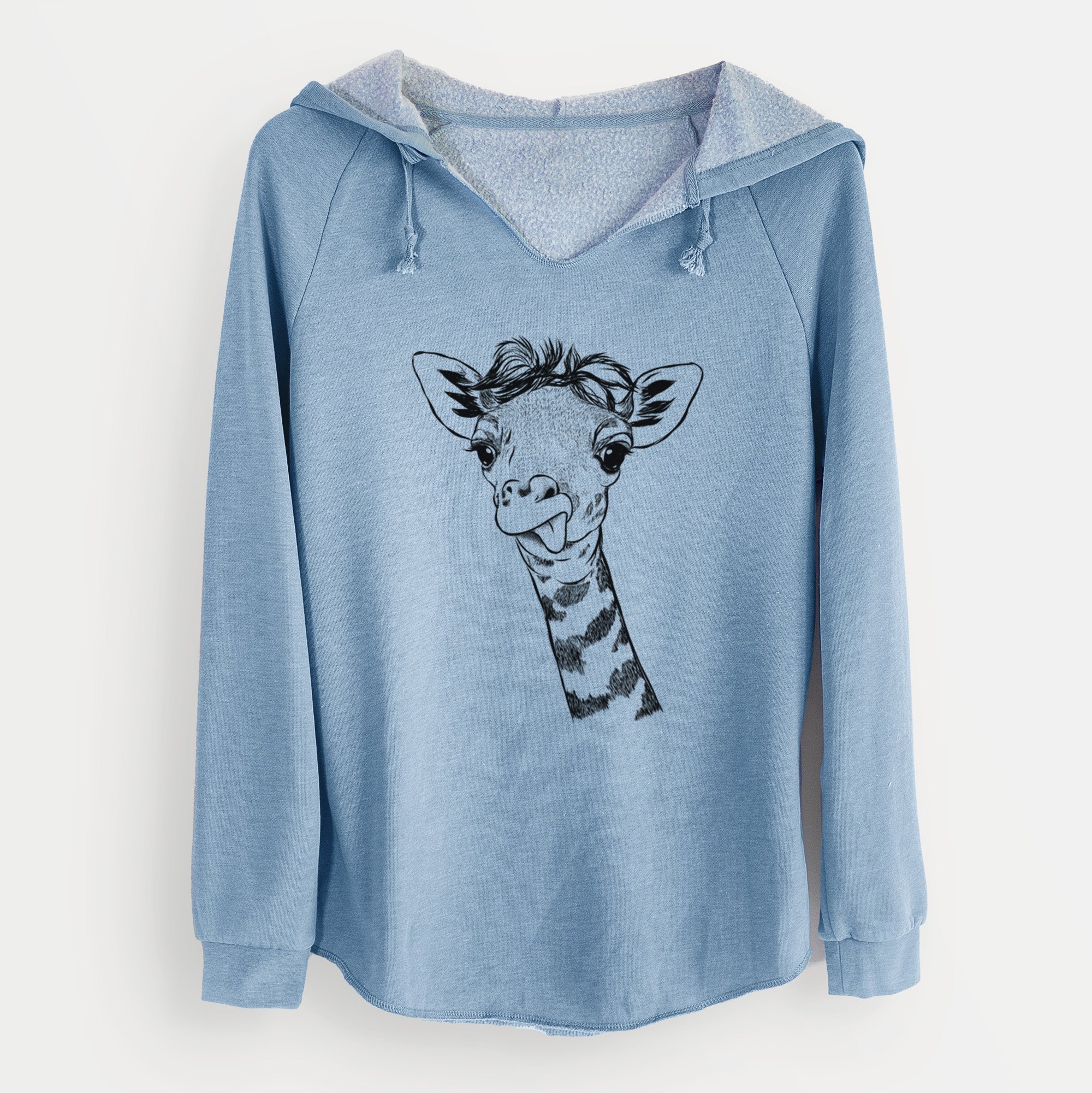 Bare Mel the Baby Giraffe - Cali Wave Hooded Sweatshirt