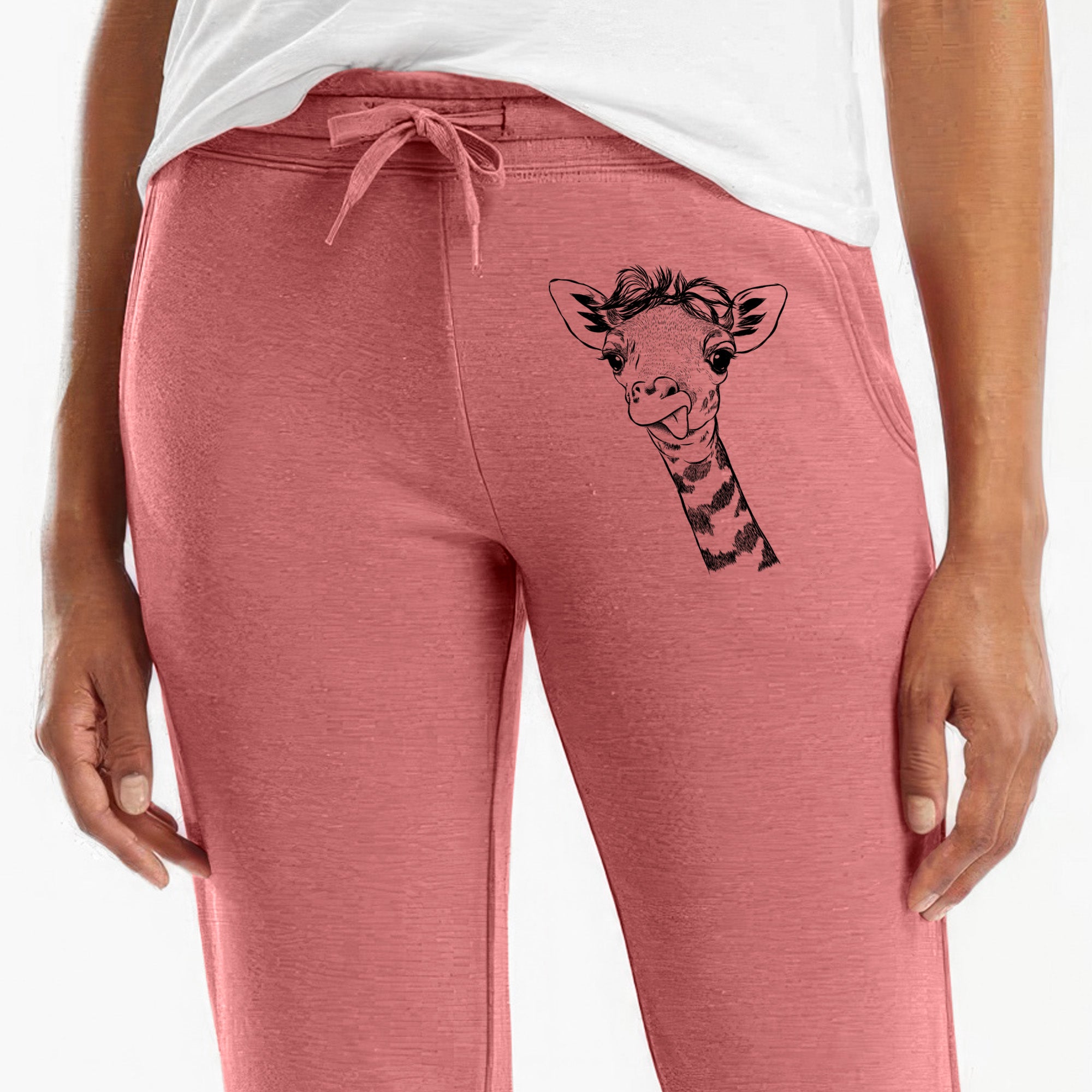 Mel the Baby Giraffe - Women's Cali Wave Joggers