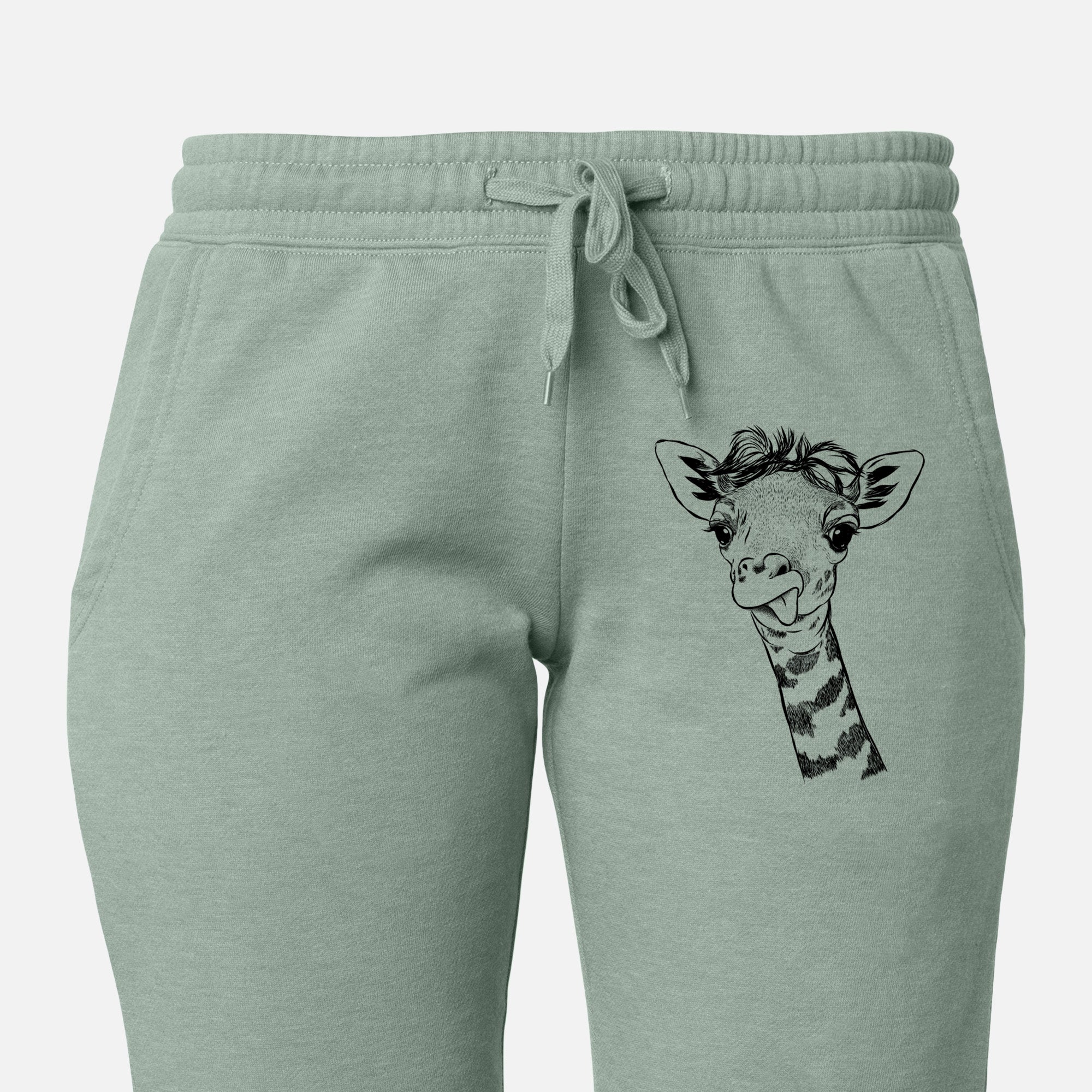 Mel the Baby Giraffe - Women's Cali Wave Joggers