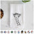 Mel the Baby Giraffe Decorative Hand Towel