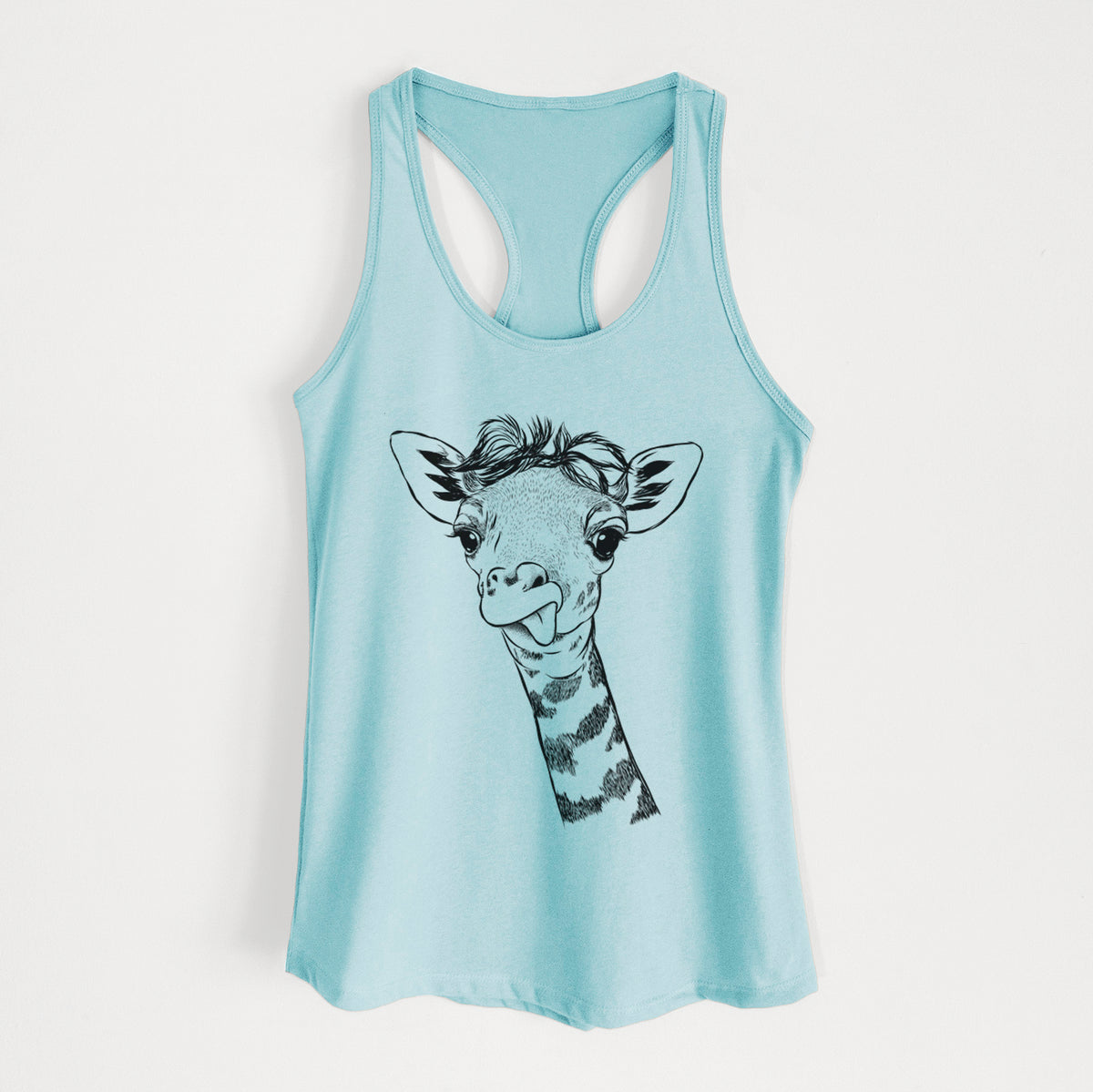 Mel the Baby Giraffe - Women's Racerback Tanktop