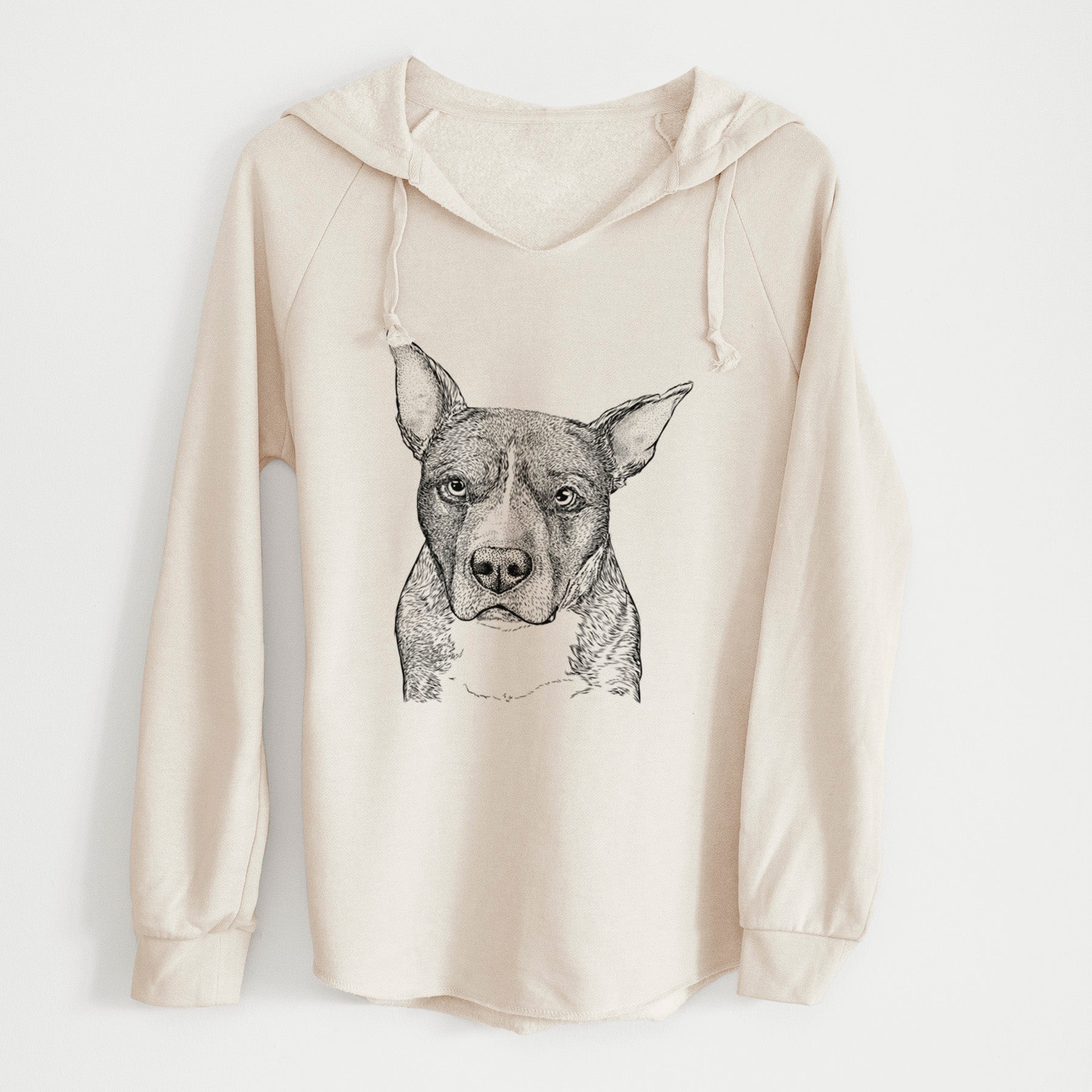 Bare Mercy the Pitbull - Cali Wave Hooded Sweatshirt