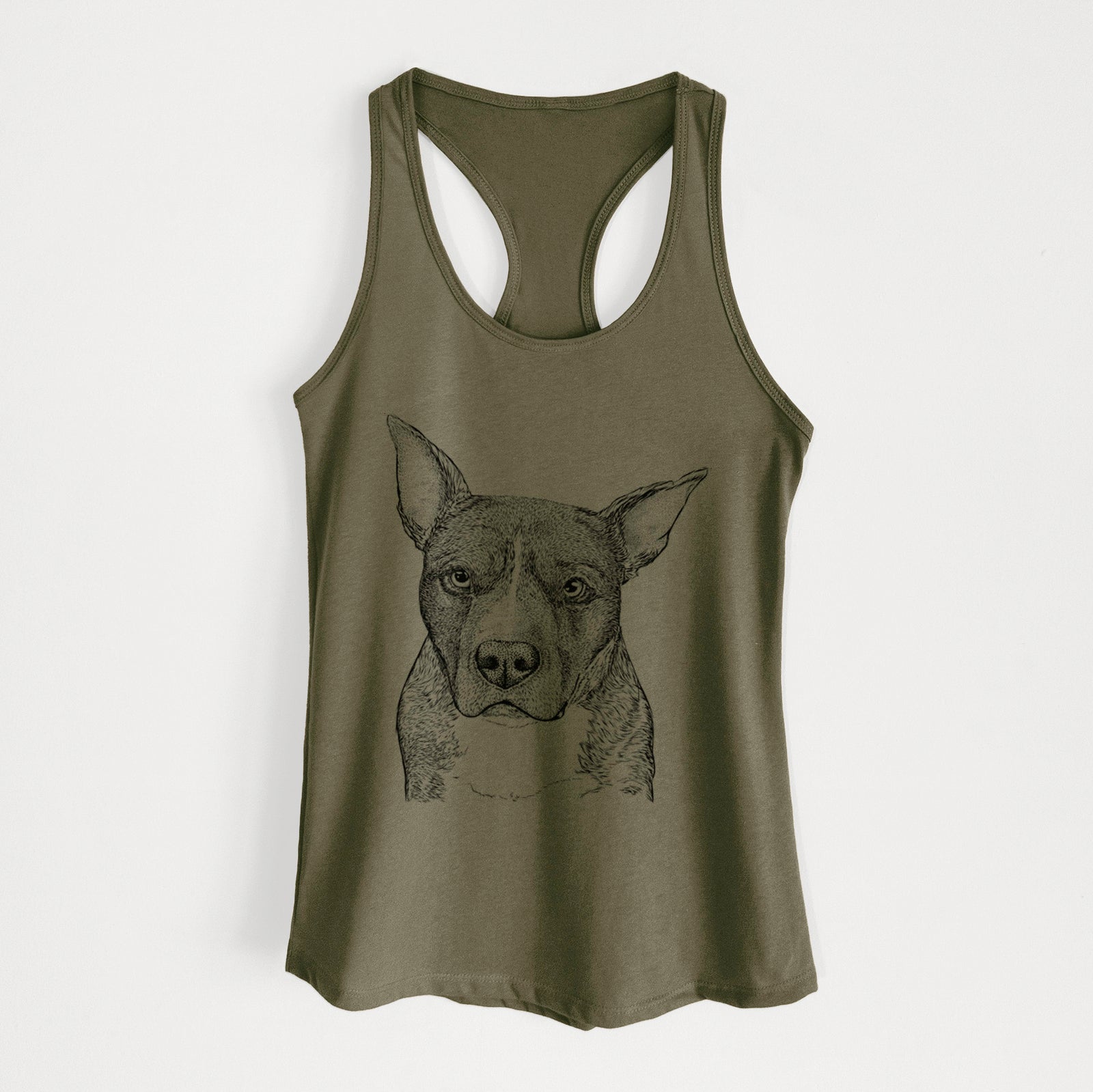 Mercy the Pitbull - Women's Racerback Tanktop