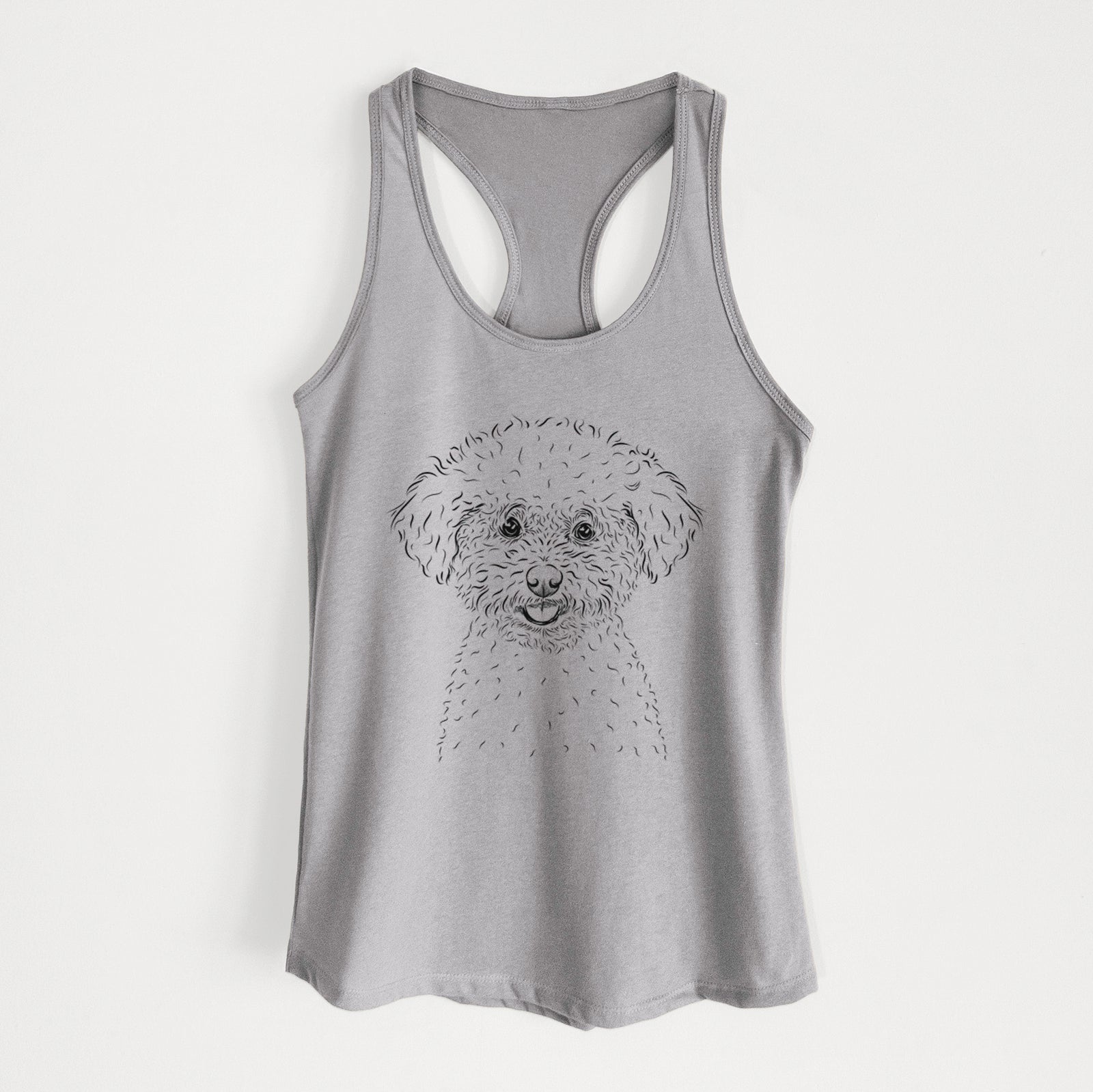 Mickey the Bichon Frise - Women's Racerback Tanktop